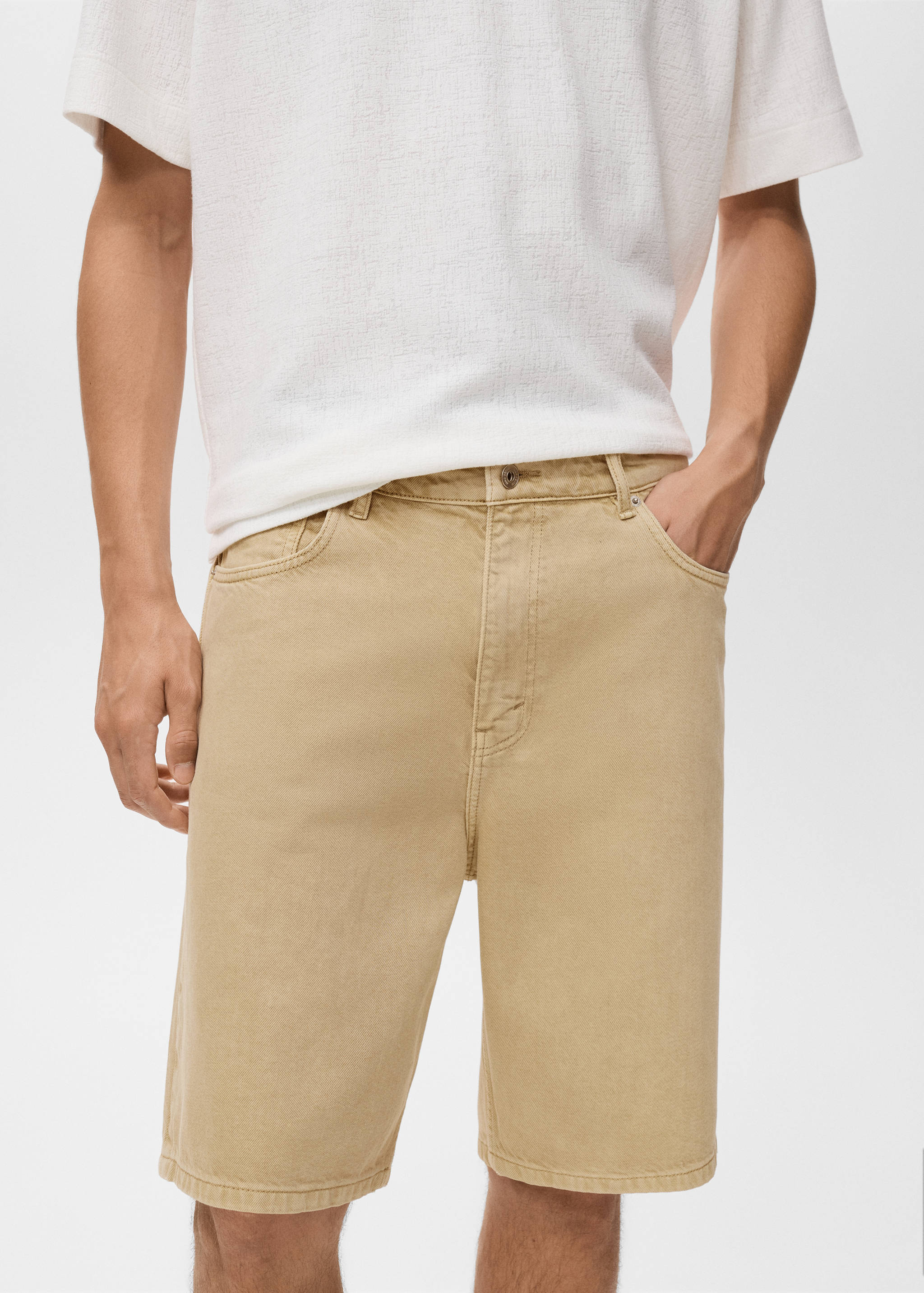 Bermuda en jean relaxed-fit - Détail de l'article 1