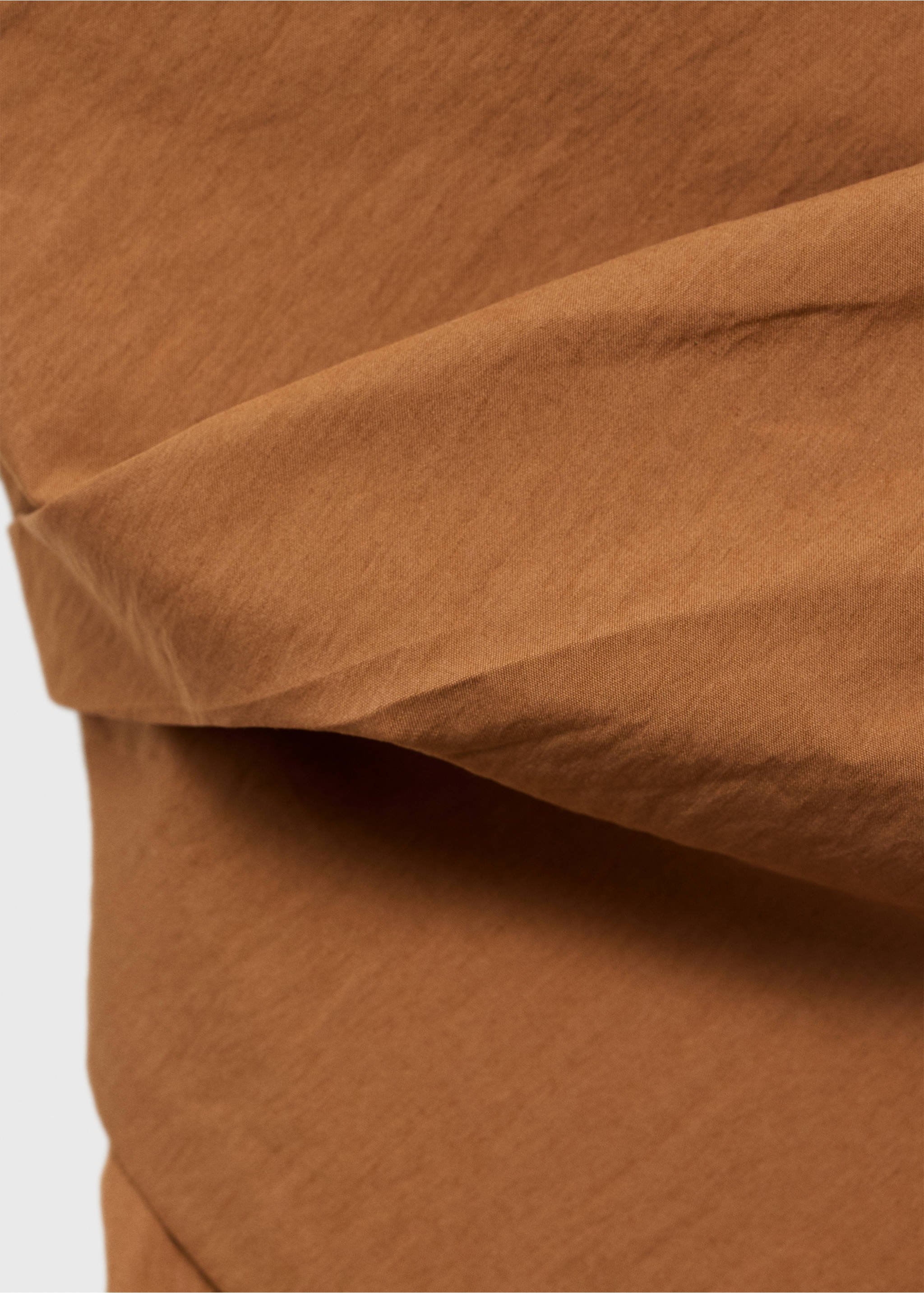 Asymmetrical strapless top - Details of the article 8, Brown. Ref: 17082900-00.