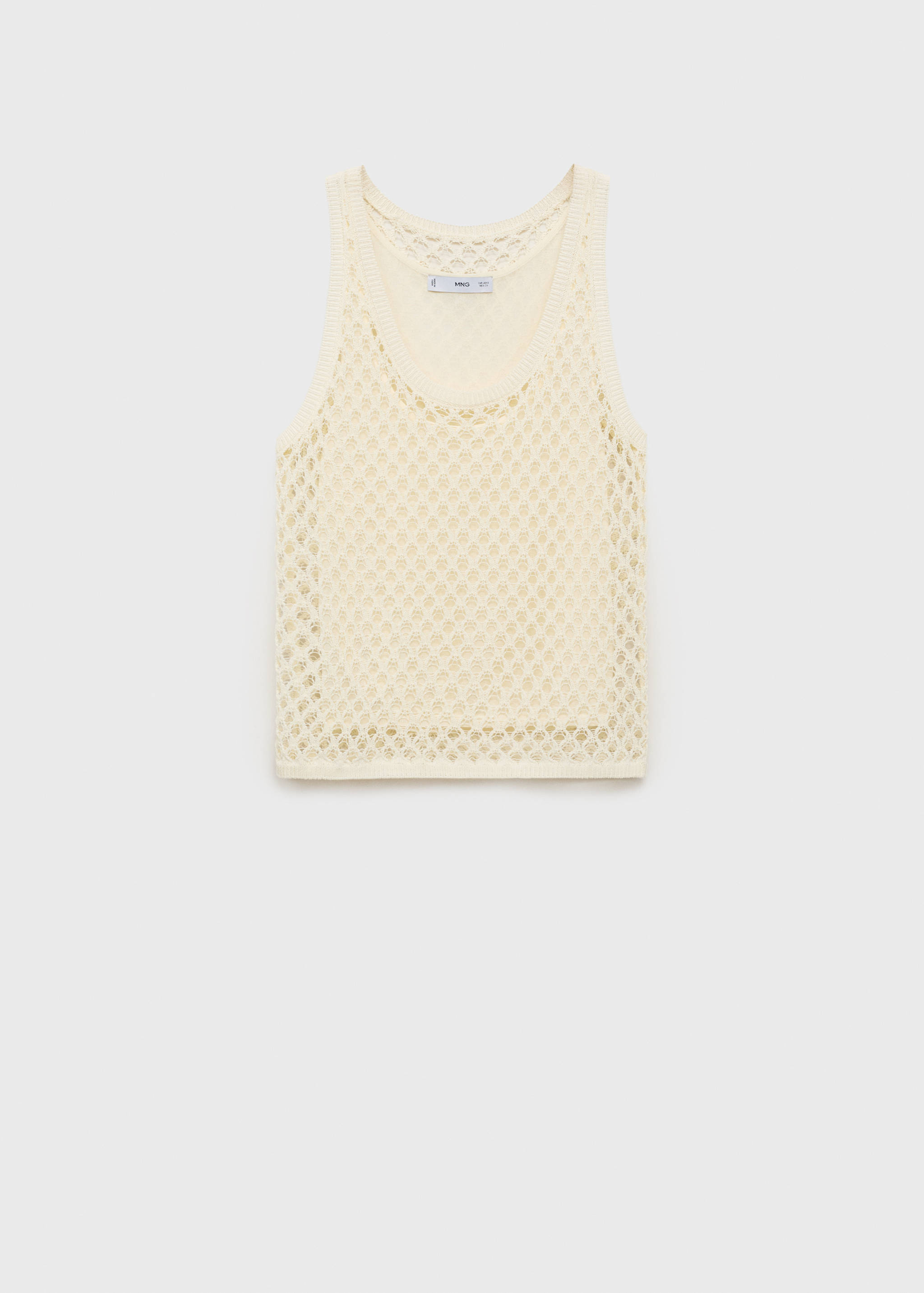 Top s háčkovanými ramínky - Zboží bez modelu