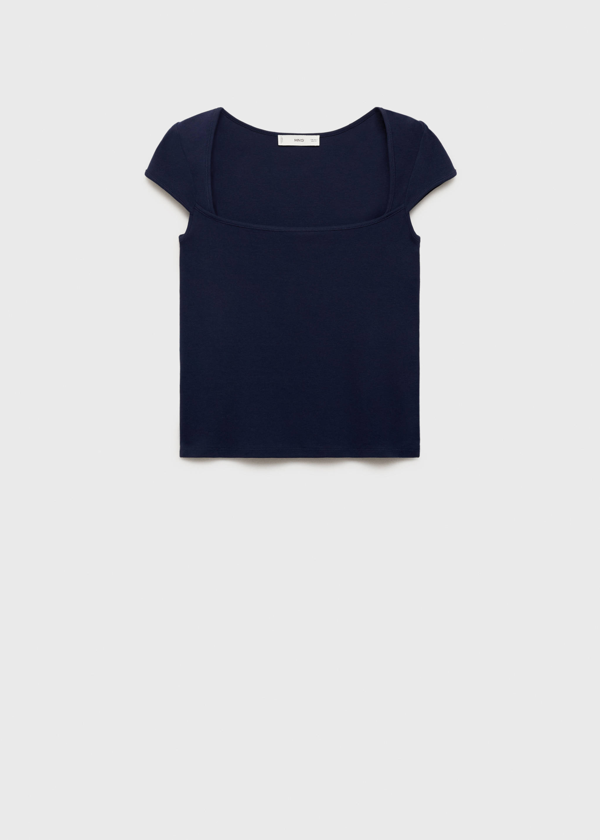 Camiseta algodón cuello escotado - Artículo sin modelo