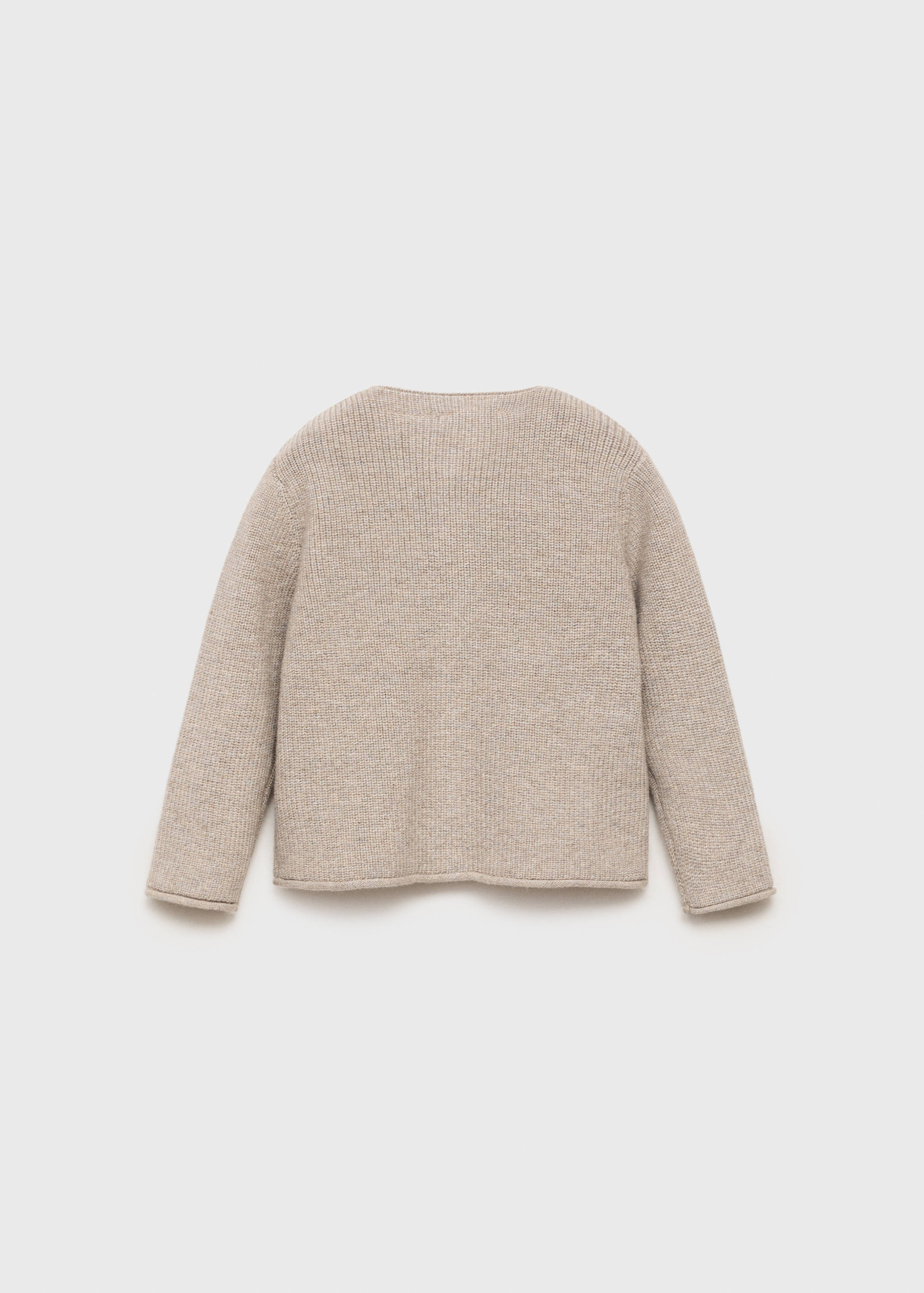 Knit cardigan - Reverse of the article