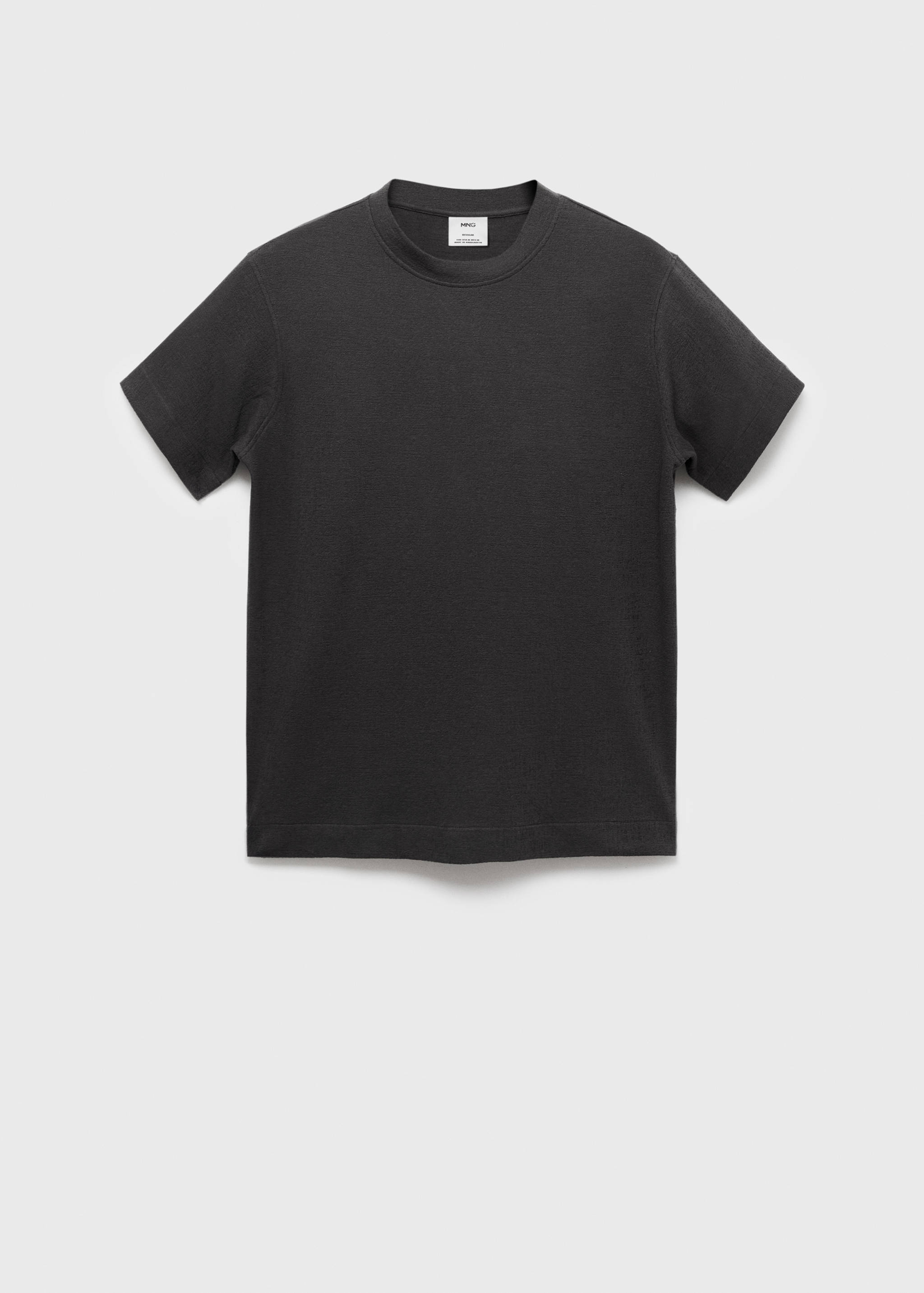 Strukturiertes Baumwoll-Shirt - Artikel ohne Model