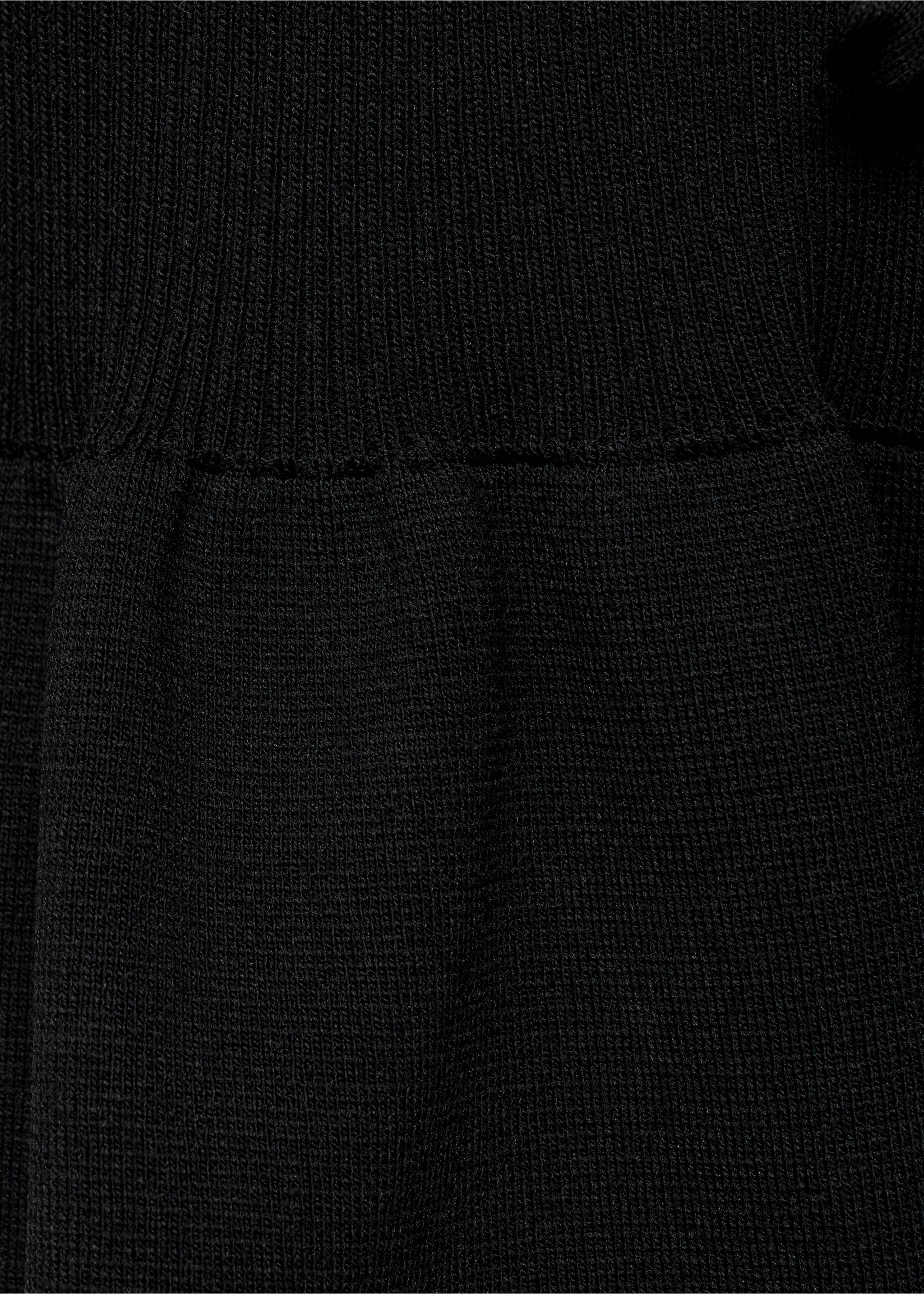 Knitted cardigan with ties - Details of the article 0, Black. Ref: 17082926-00.
