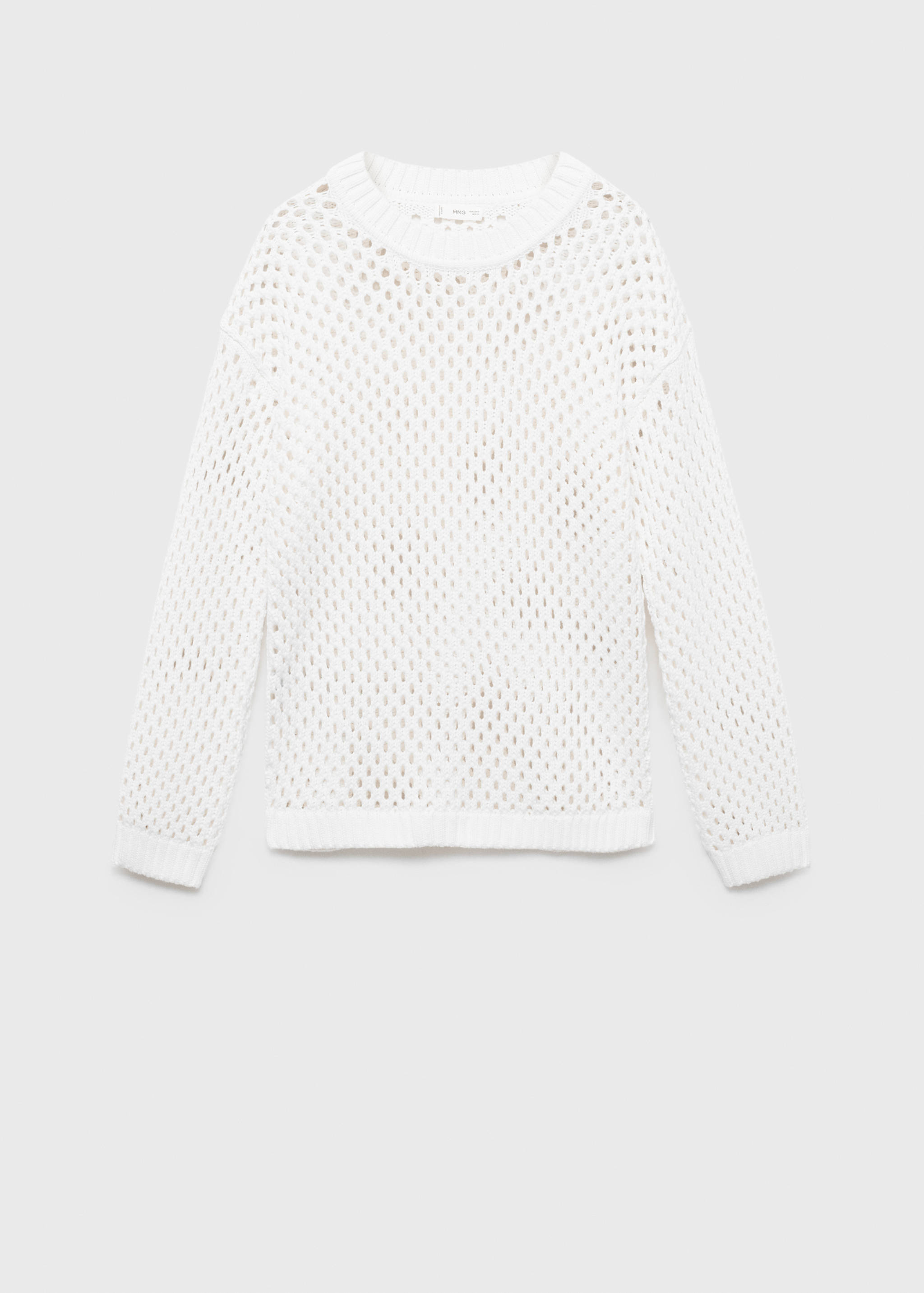 Openwork knit sweater - Article without model