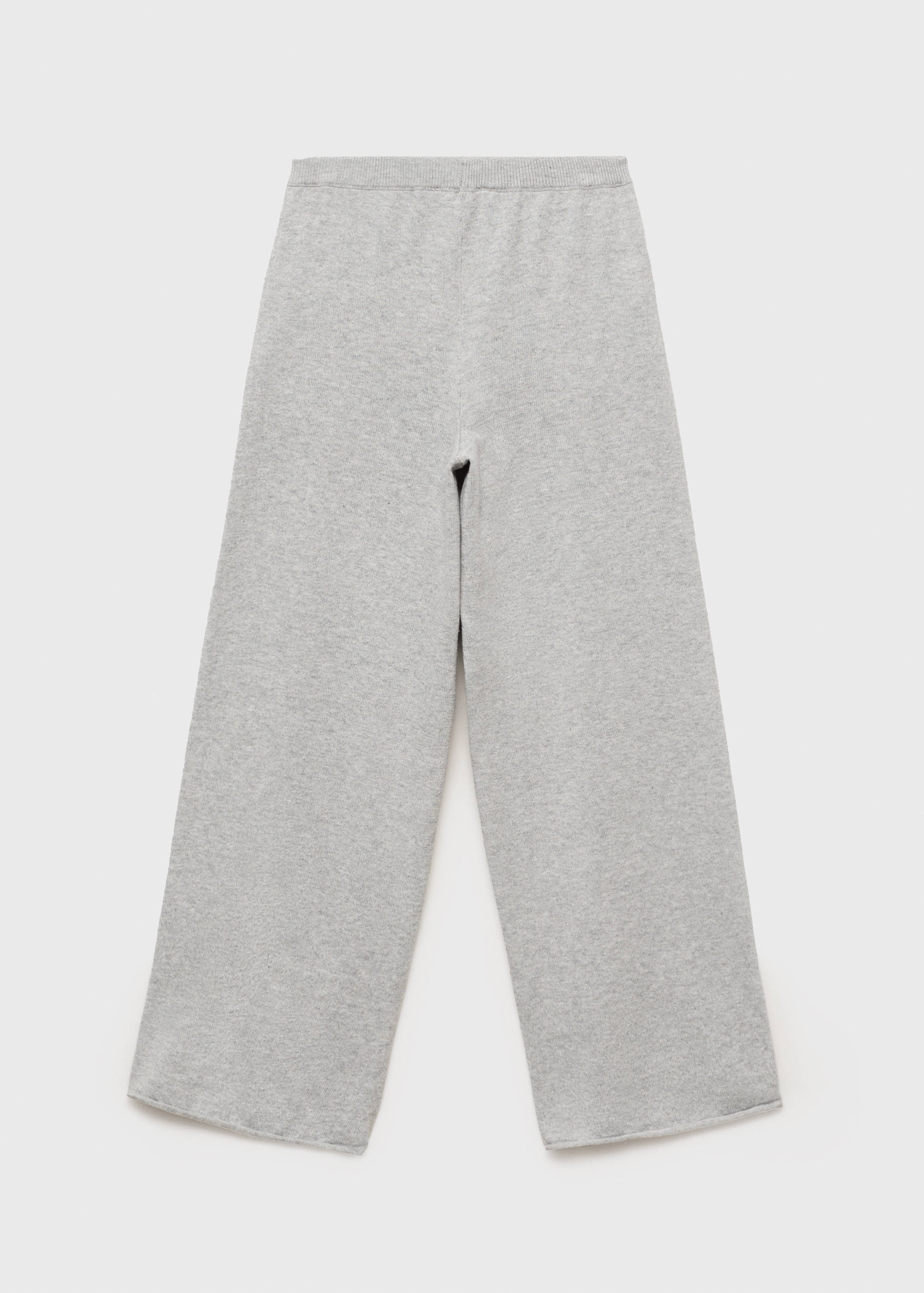 Cotton-knit trousers - Reverse of the article