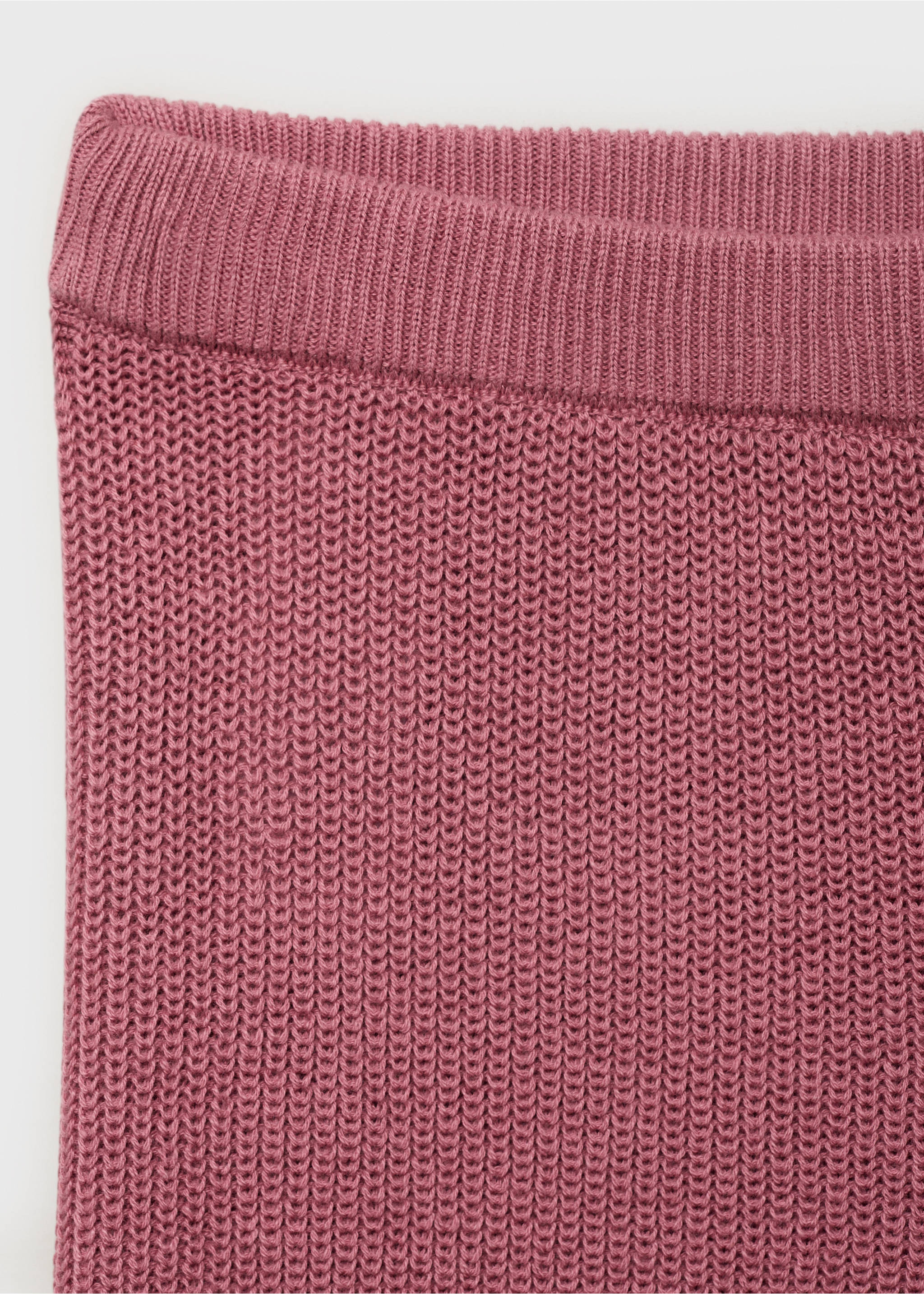Pantalon maille coton - Détail de l'article 8, Cerise. Ref: 17083281-00.