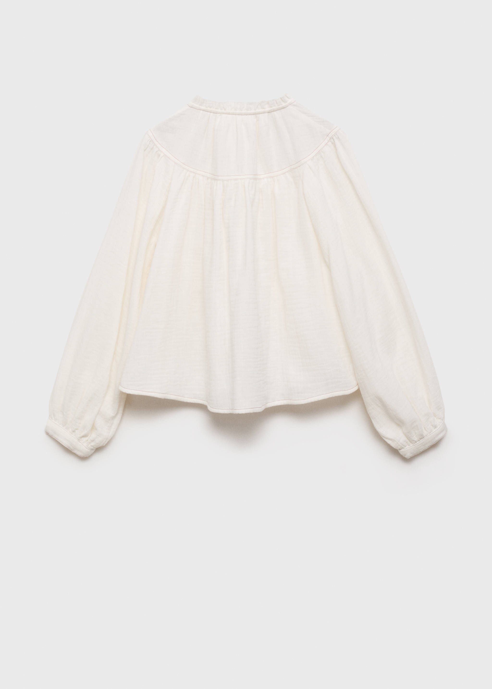 Camisa manga abullonada - Reverso del artículo