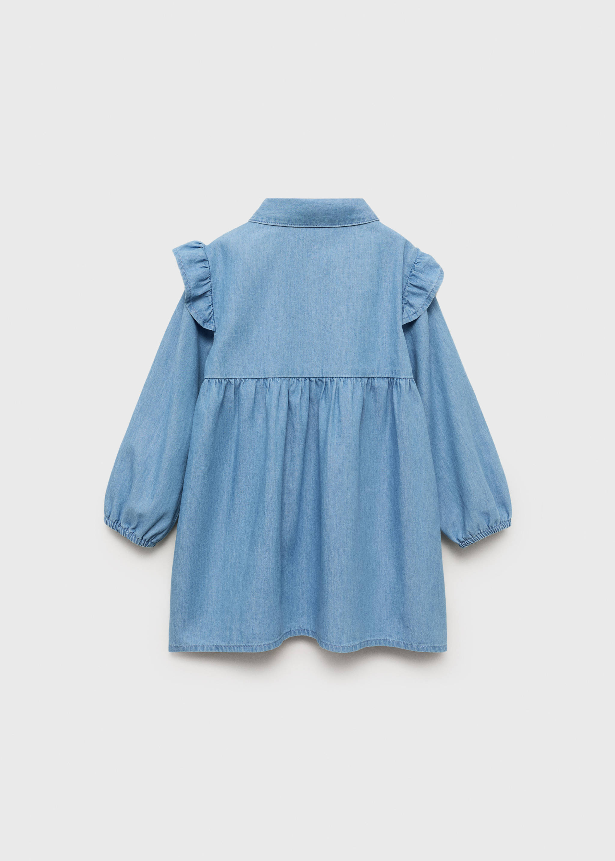 Vestido denim volantes - Reverso del artículo