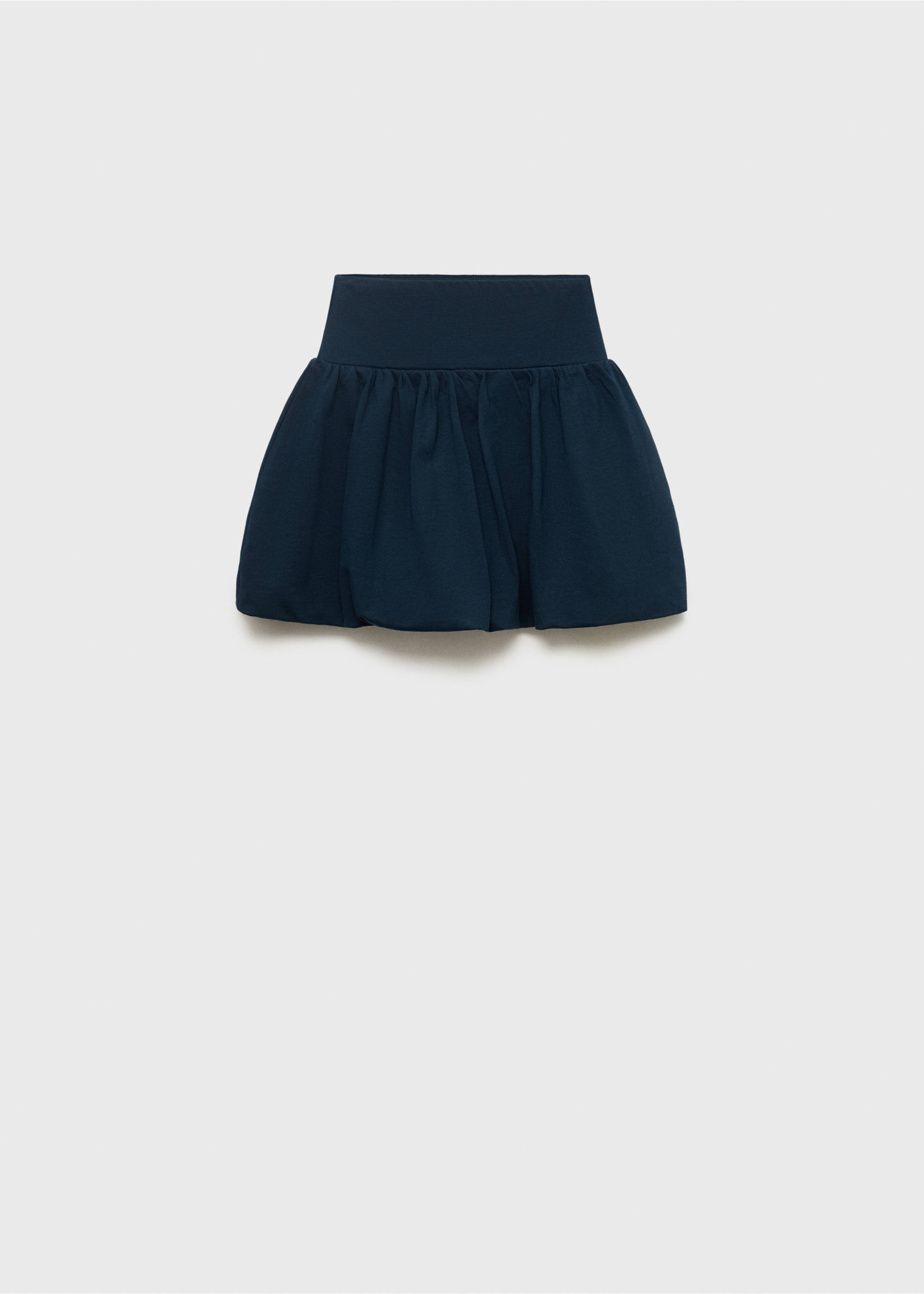 Puffed cotton skirt - Article without model, Dark Navy. Ref: 17083285-00.