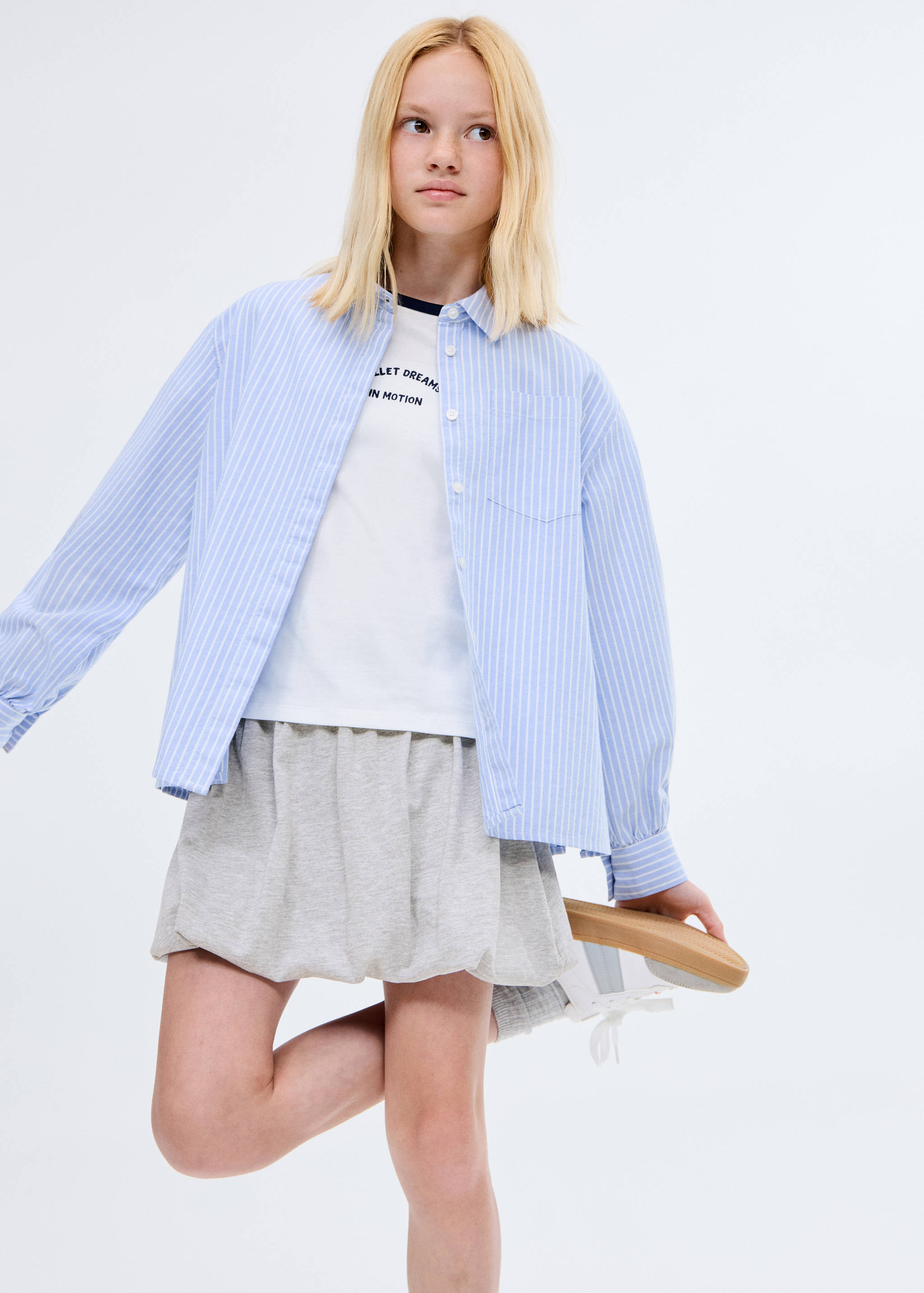 Jupe coton bouffante - Plan moyen