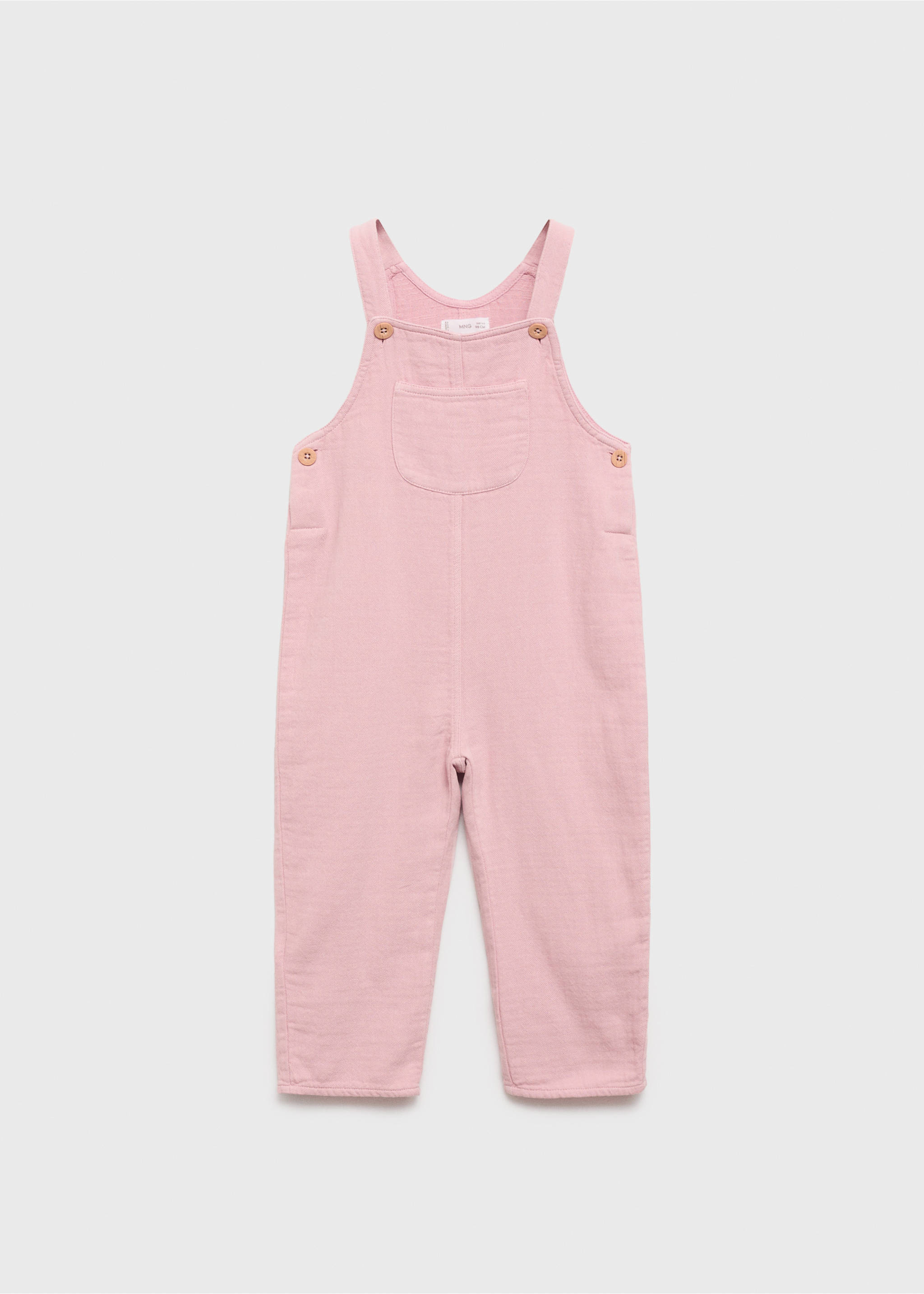 Long cotton dungarees - Article without model, Cherry. Ref: 17083290-00.
