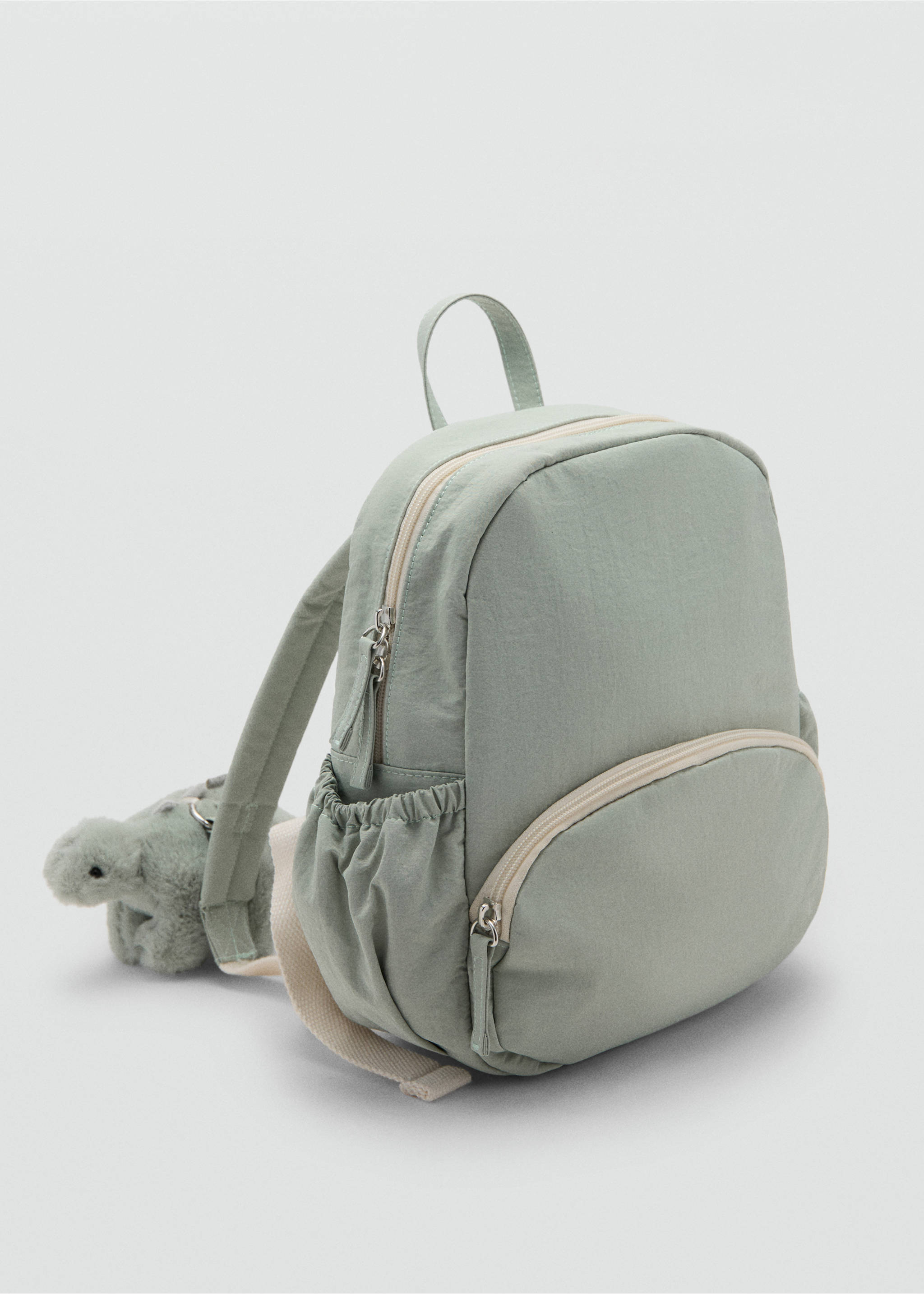 Dinosaur backpack - Medium plane, Aqua Green. Ref: 17083295-00.