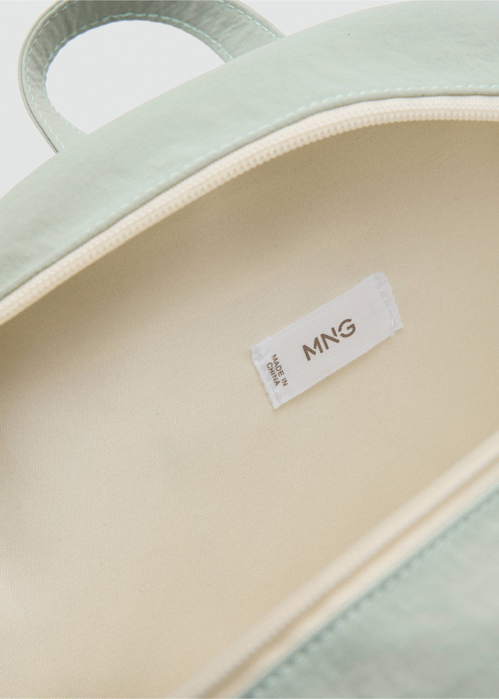 Dinosaur backpack - Details of the article 3, Aqua Green. Ref: 17083295-00.