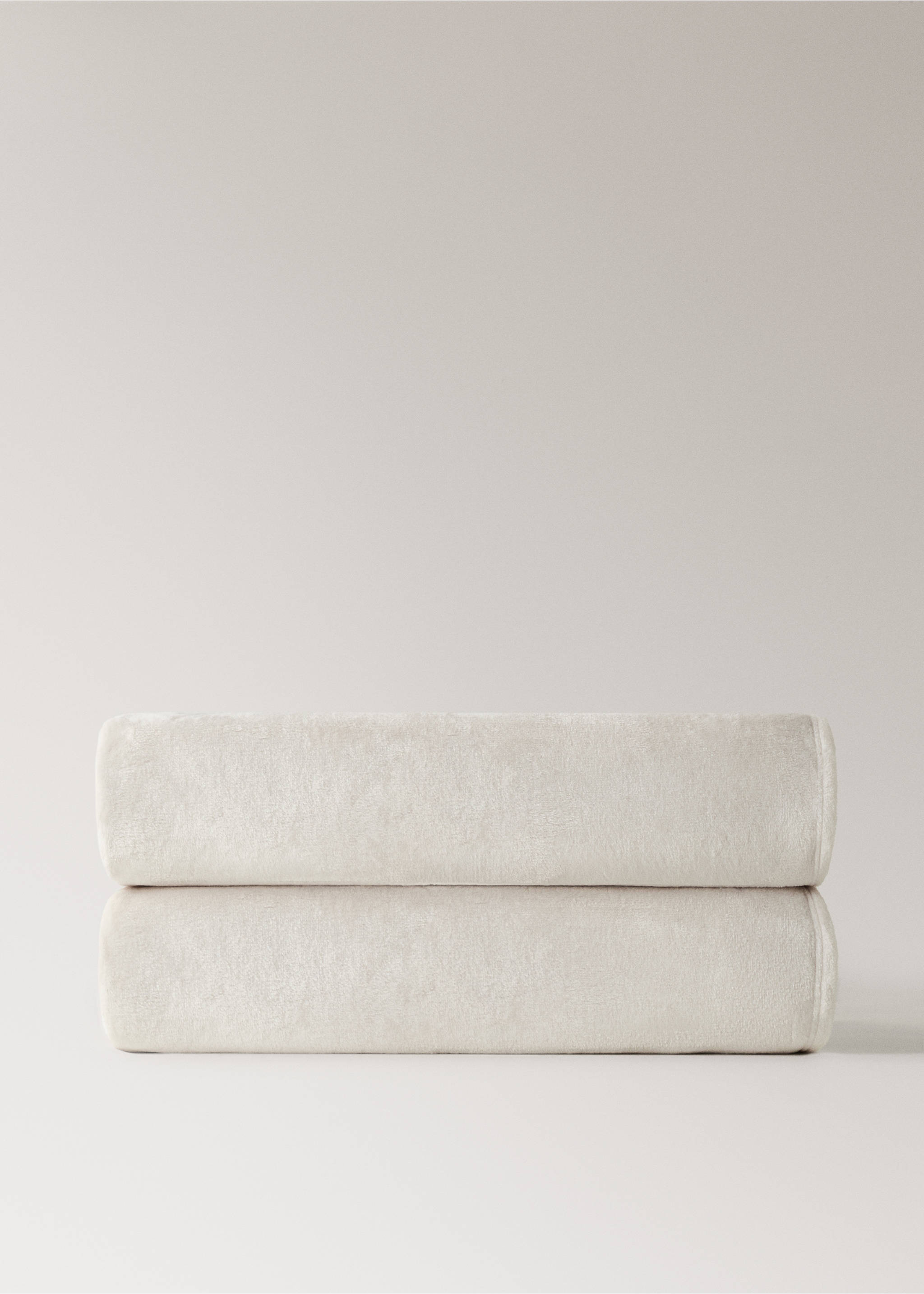 Small soft fleece blanket - Article without model, Sand. Ref: 17083307-00.