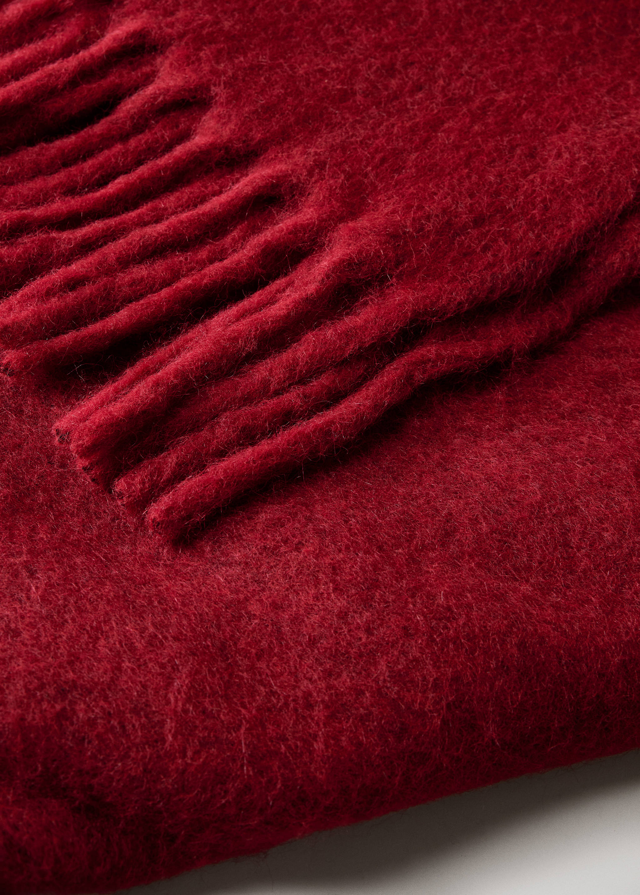 Melange-Kardierte Wollmischung Plaid - Detail des Artikels 1