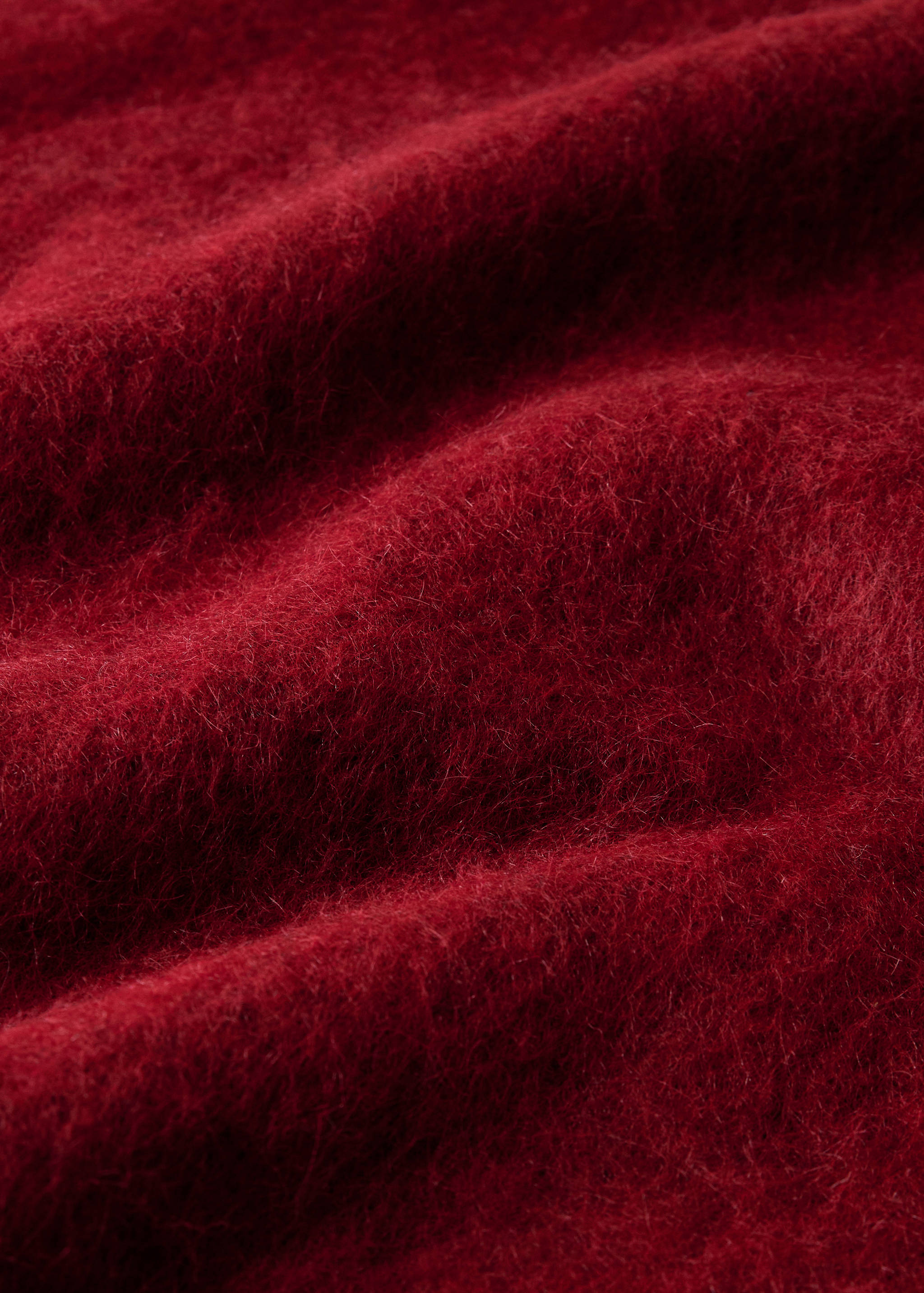 Melange-Kardierte Wollmischung Plaid - Detail des Artikels 2