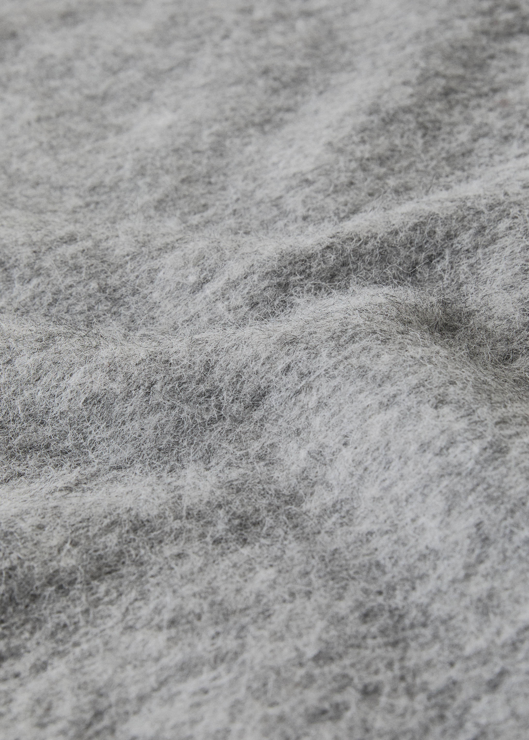 Melange-Kardierte Wollmischung Plaid - Detail des Artikels 2