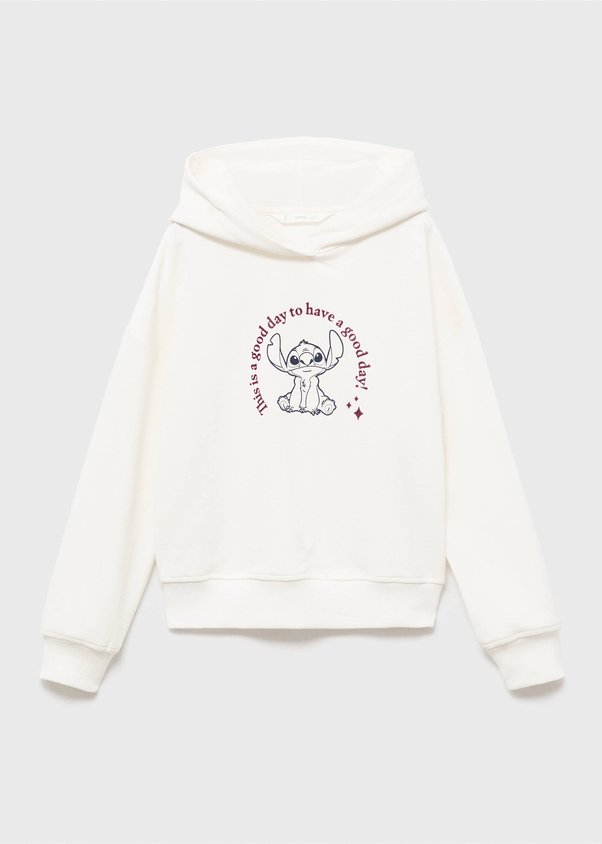 Lilo and Stitch sweatshirt - Article without model, Off White. Ref: 17083318-00.