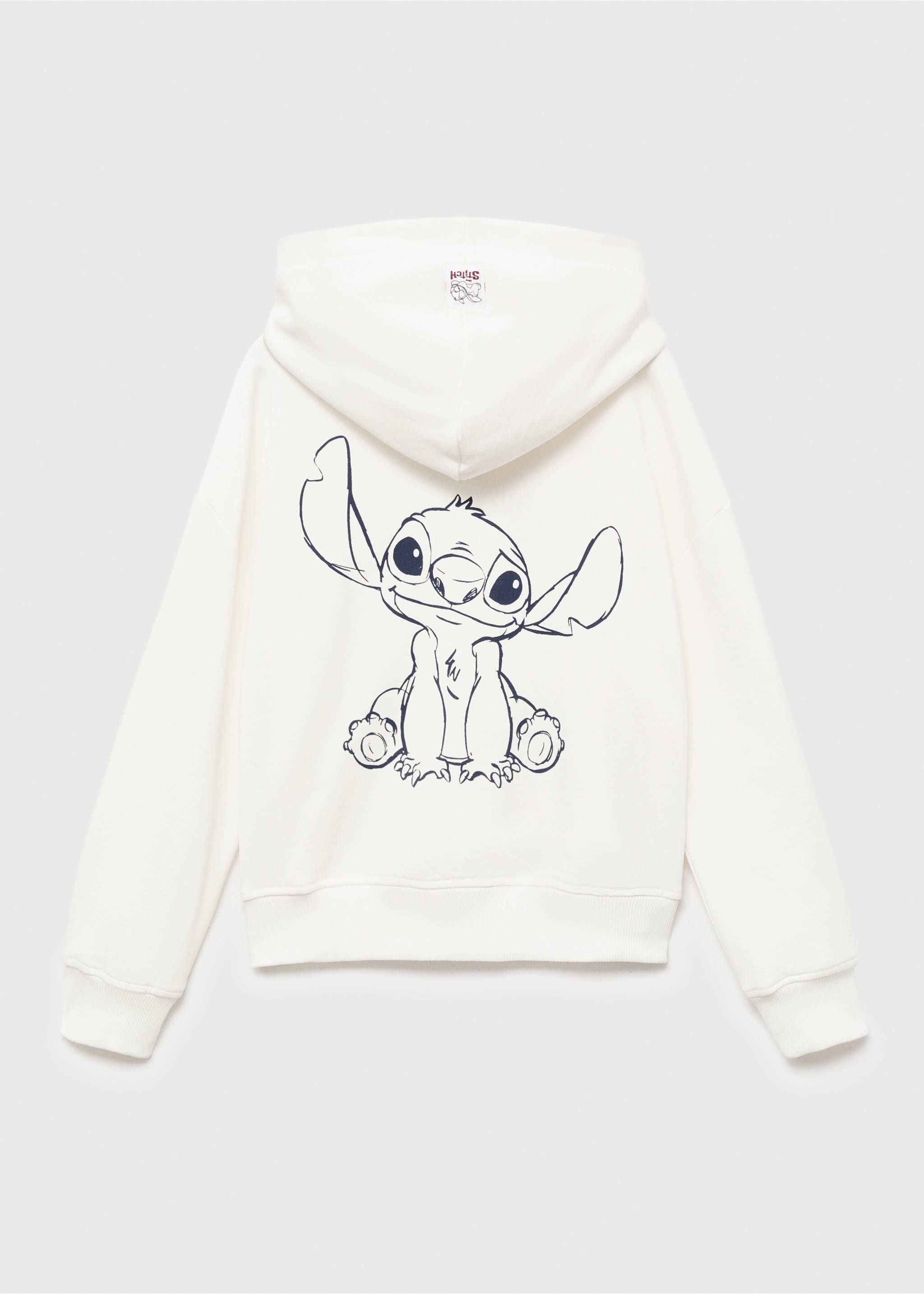 Lilo and Stitch sweatshirt - Reverse of the article, Off White. Ref: 17083318-00.