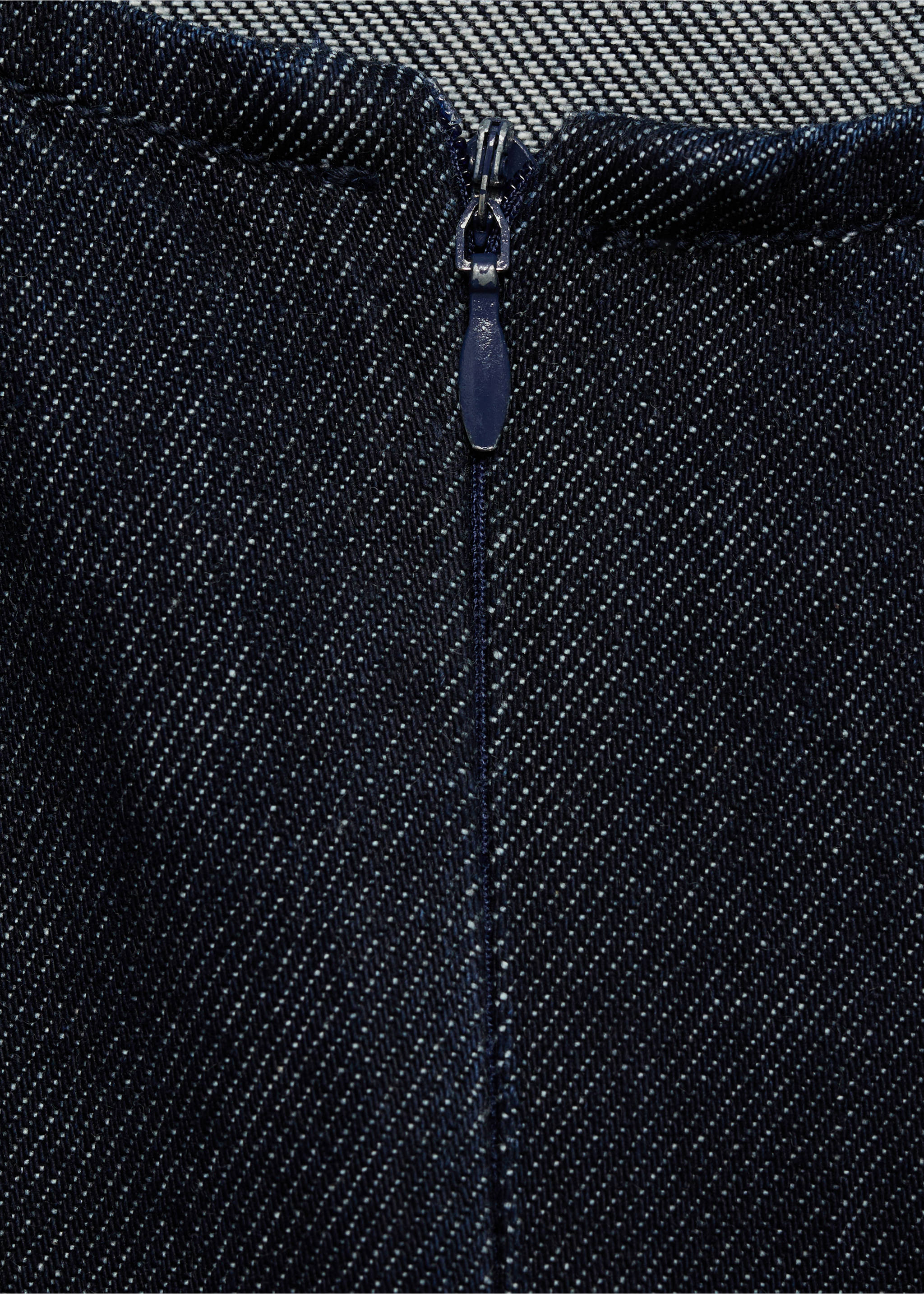A-line denim dress - Details of the article 0, Open Blue. Ref: 17083324-00.