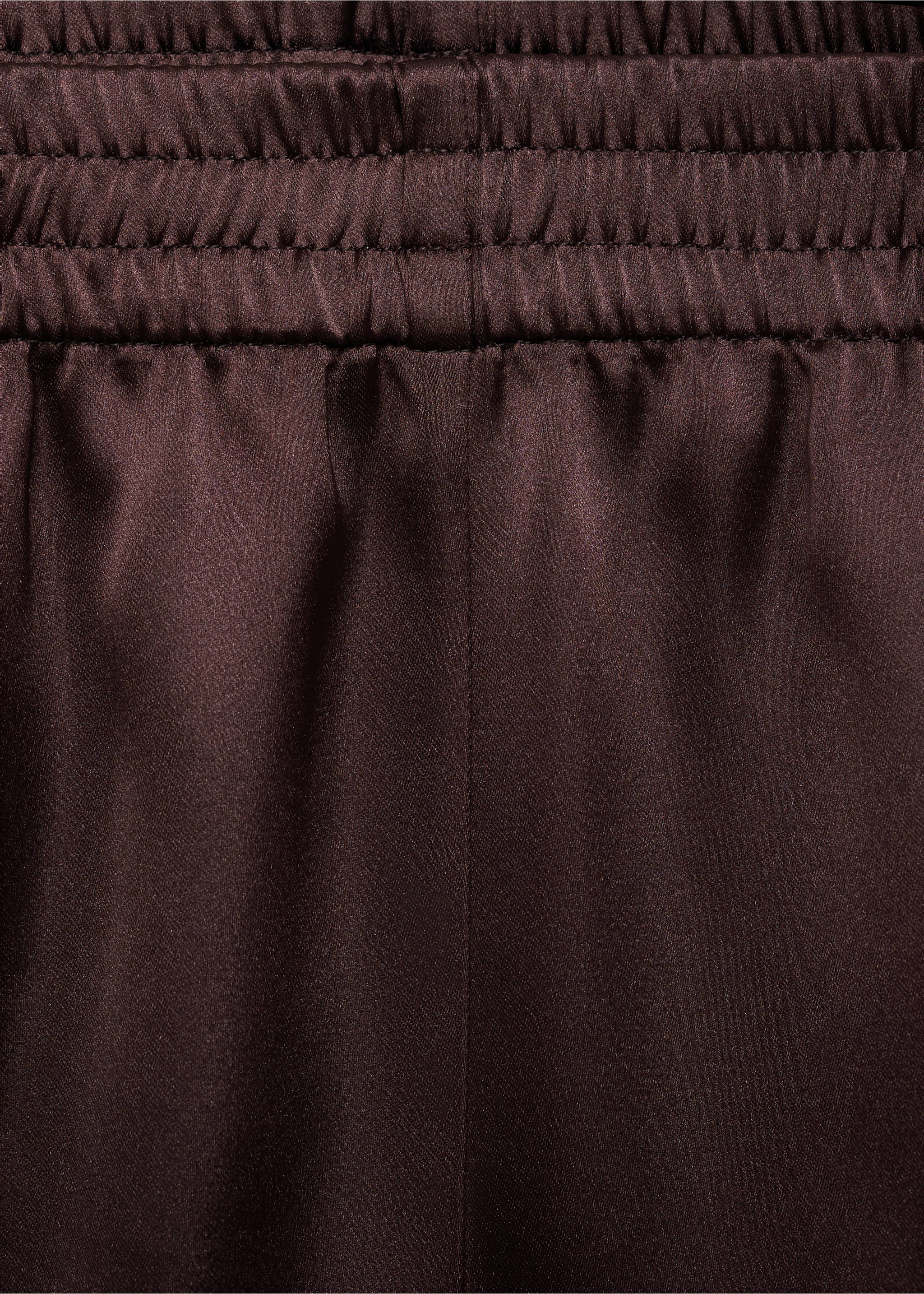 Shorts with contrasting trim - Details of the article 0, Plum. Ref: 17083330-00.