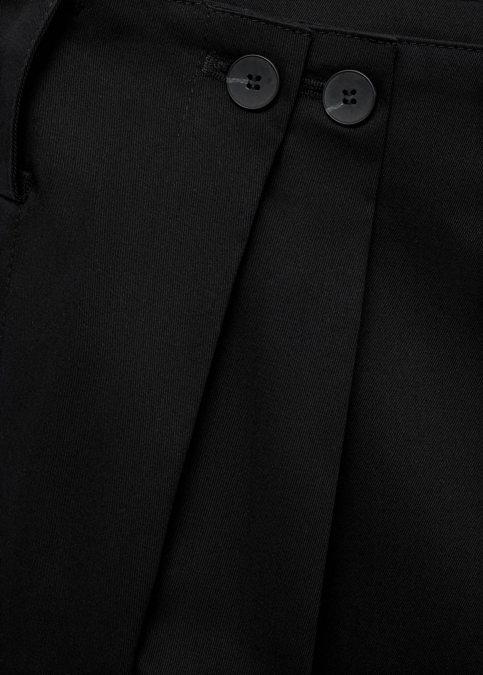 Buttons cotton trousers - Details of the article 8