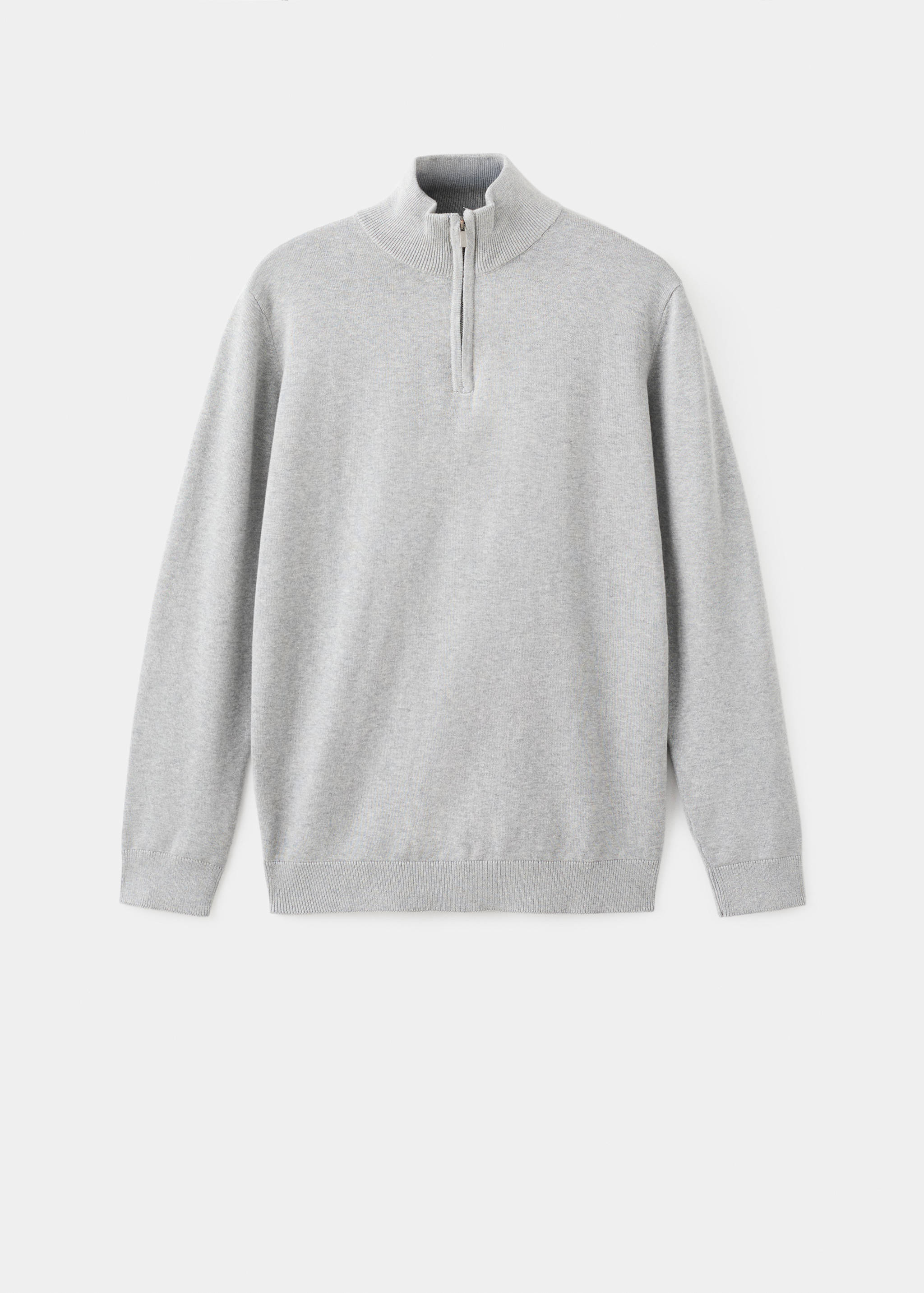 Cotton sweater with perkins neck - Article without model