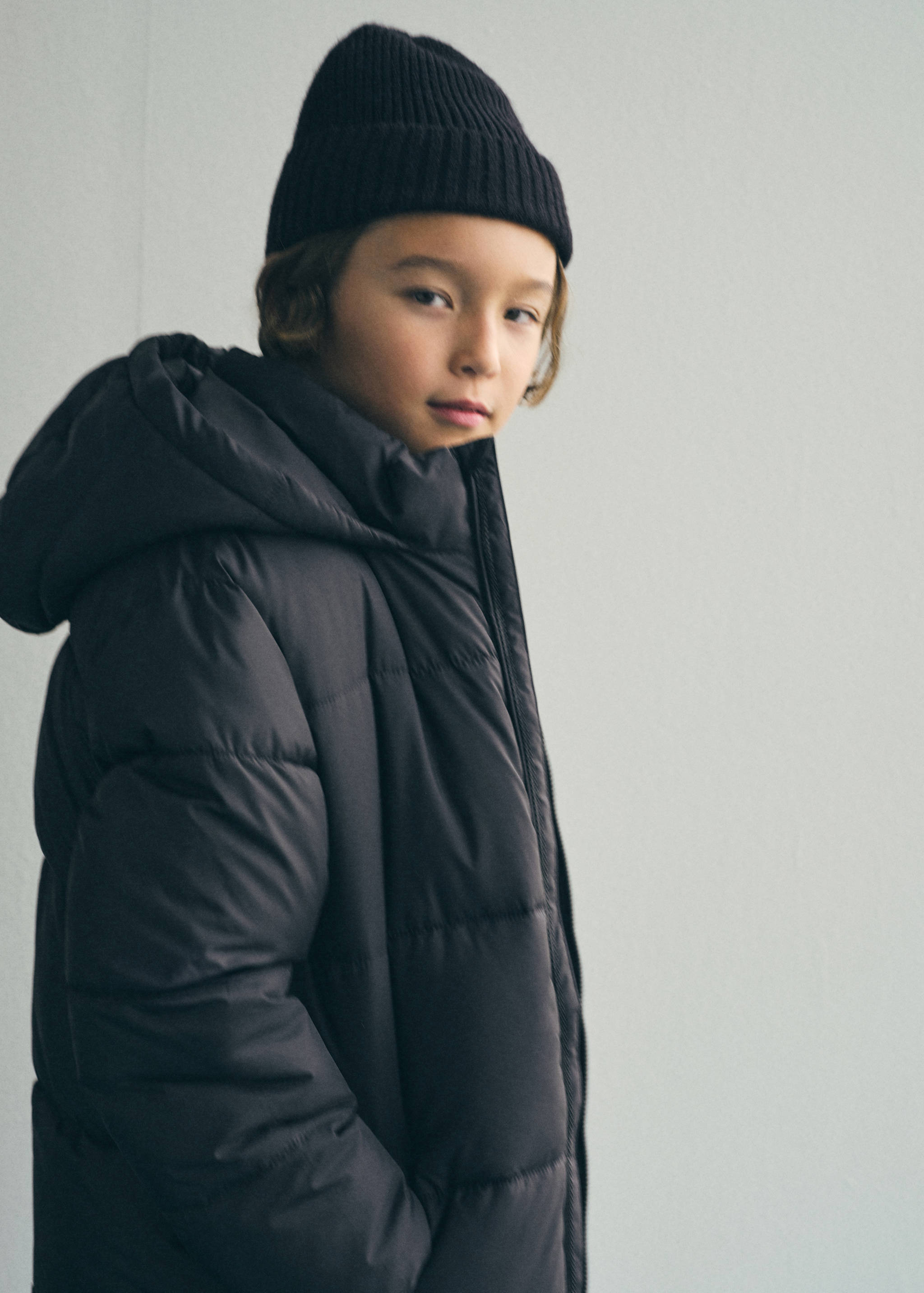 Manteau long avec doublure matelassée - Détail de l'article 3