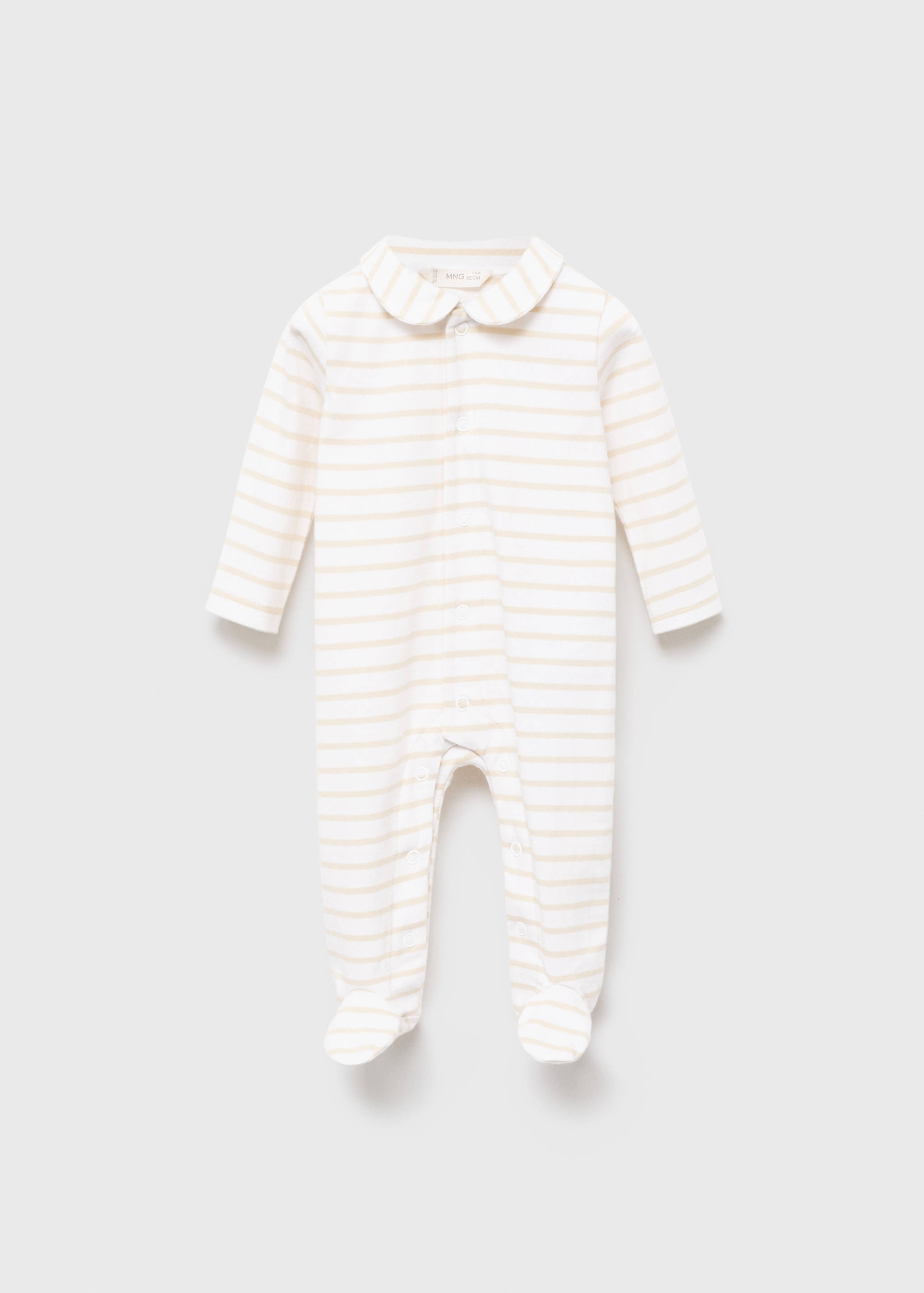 Pruhovaný pyžamový overal - Zboží bez modelu
