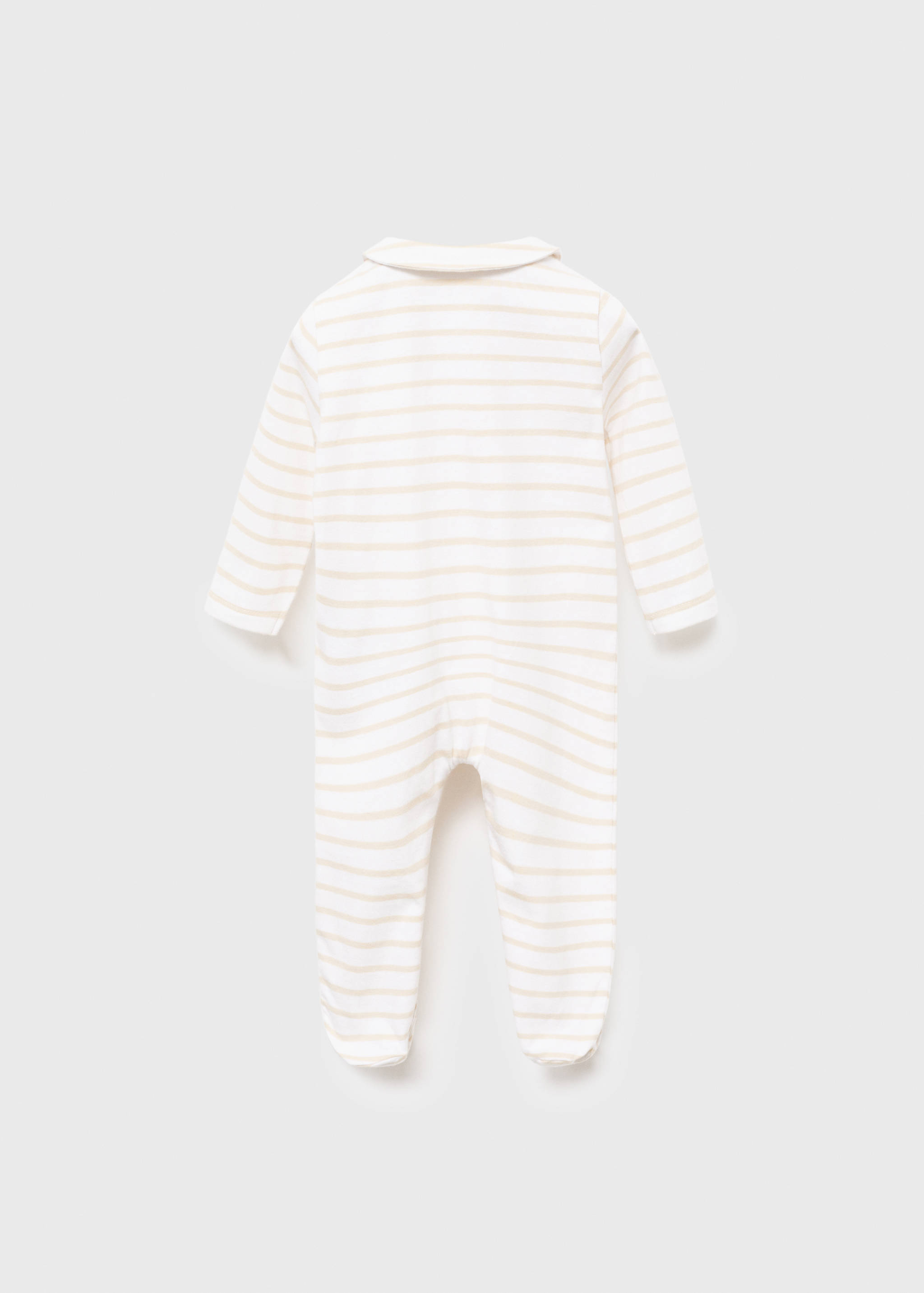 Pruhovaný pyžamový overal - Zadní strana zboží