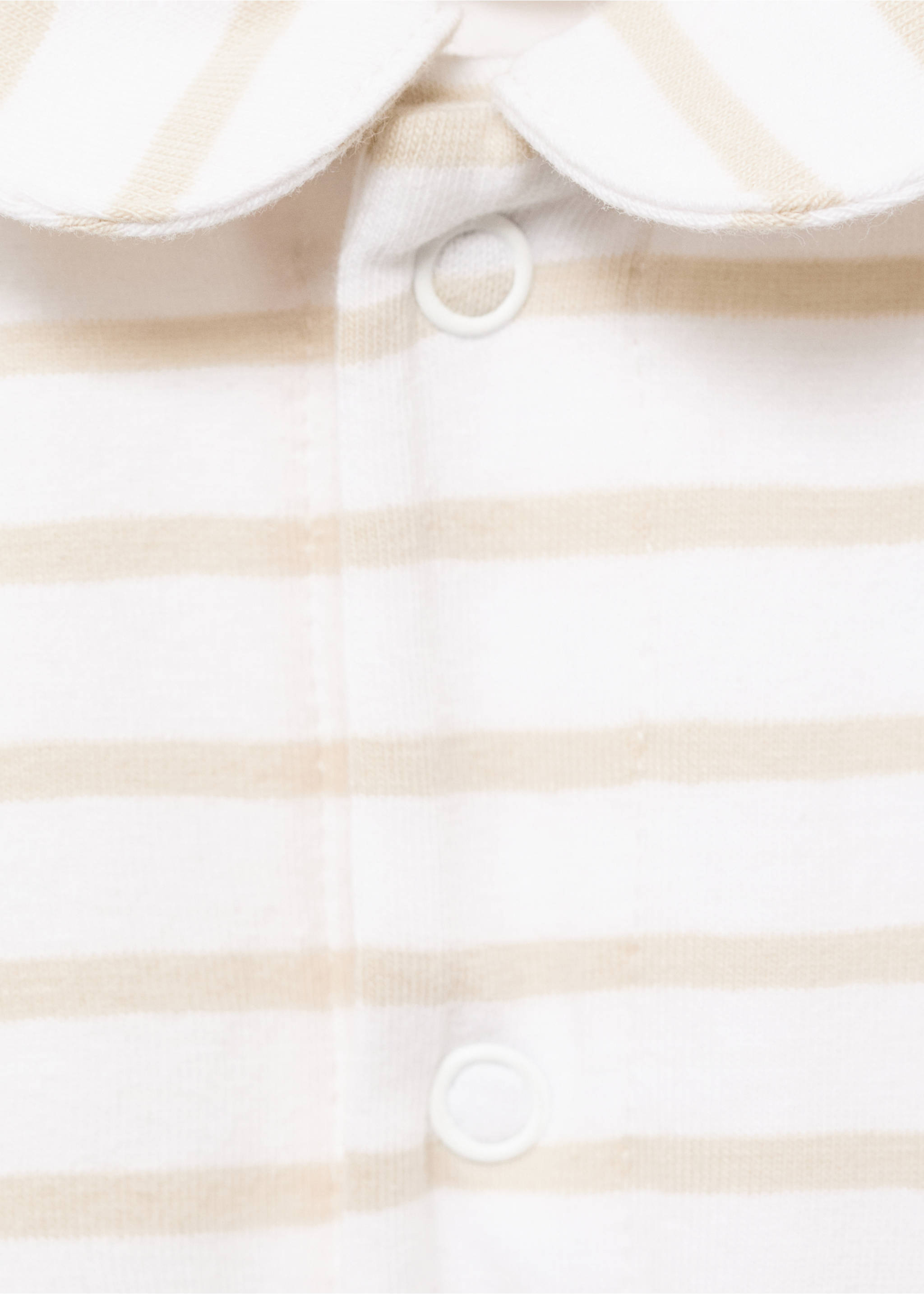 Pruhovaný pyžamový overal - Detail zboží 0, Písková. Ref: 17083792-00.