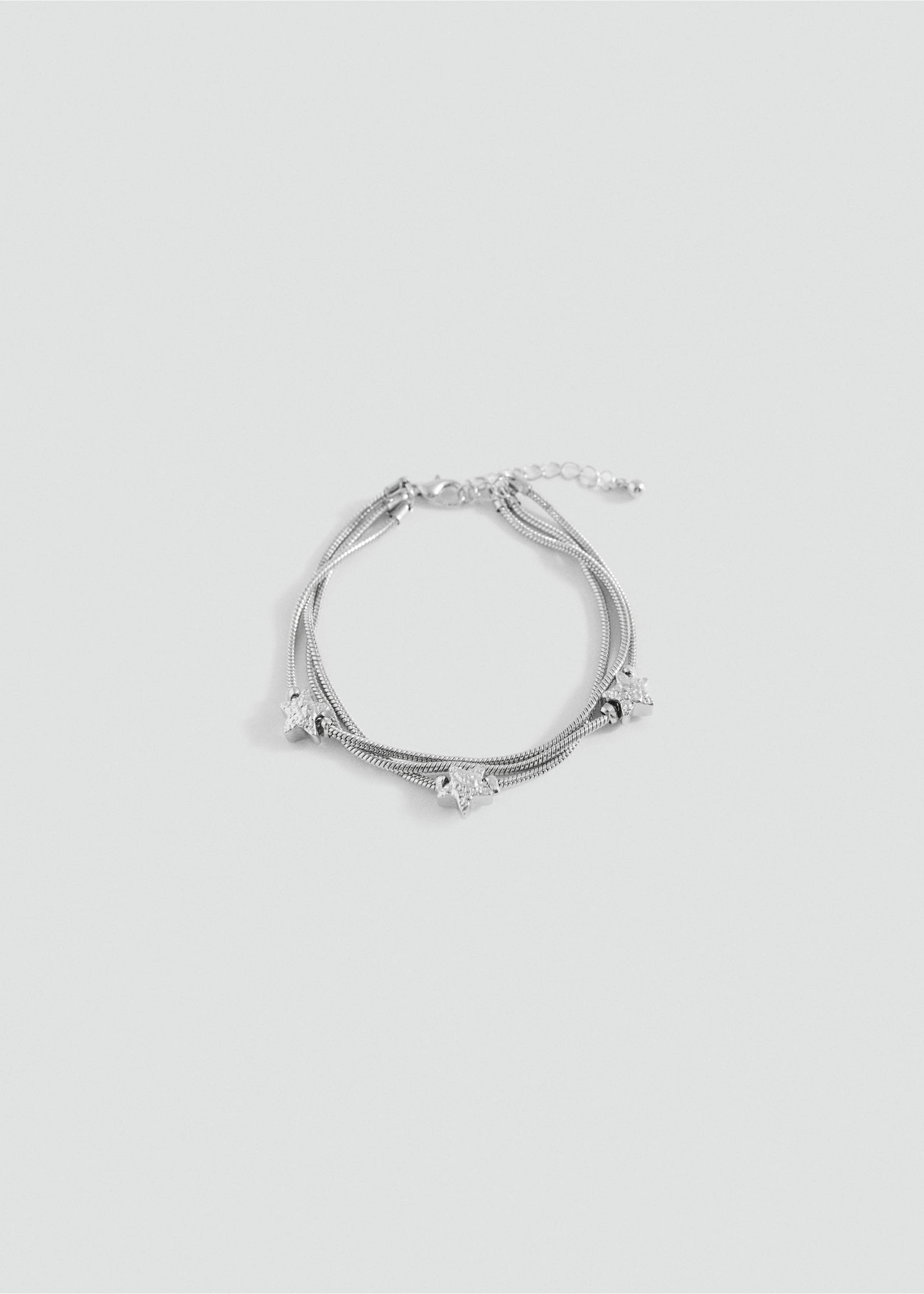 Star tassel bracelet - Article without model, Silver. Ref: 17083815-00.