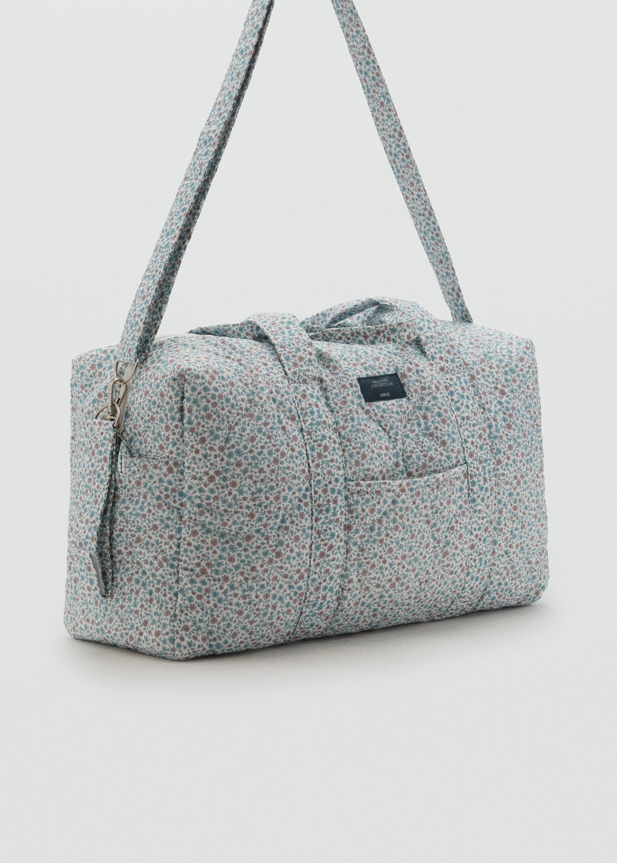 Maternity bag with flowers - Medium plane