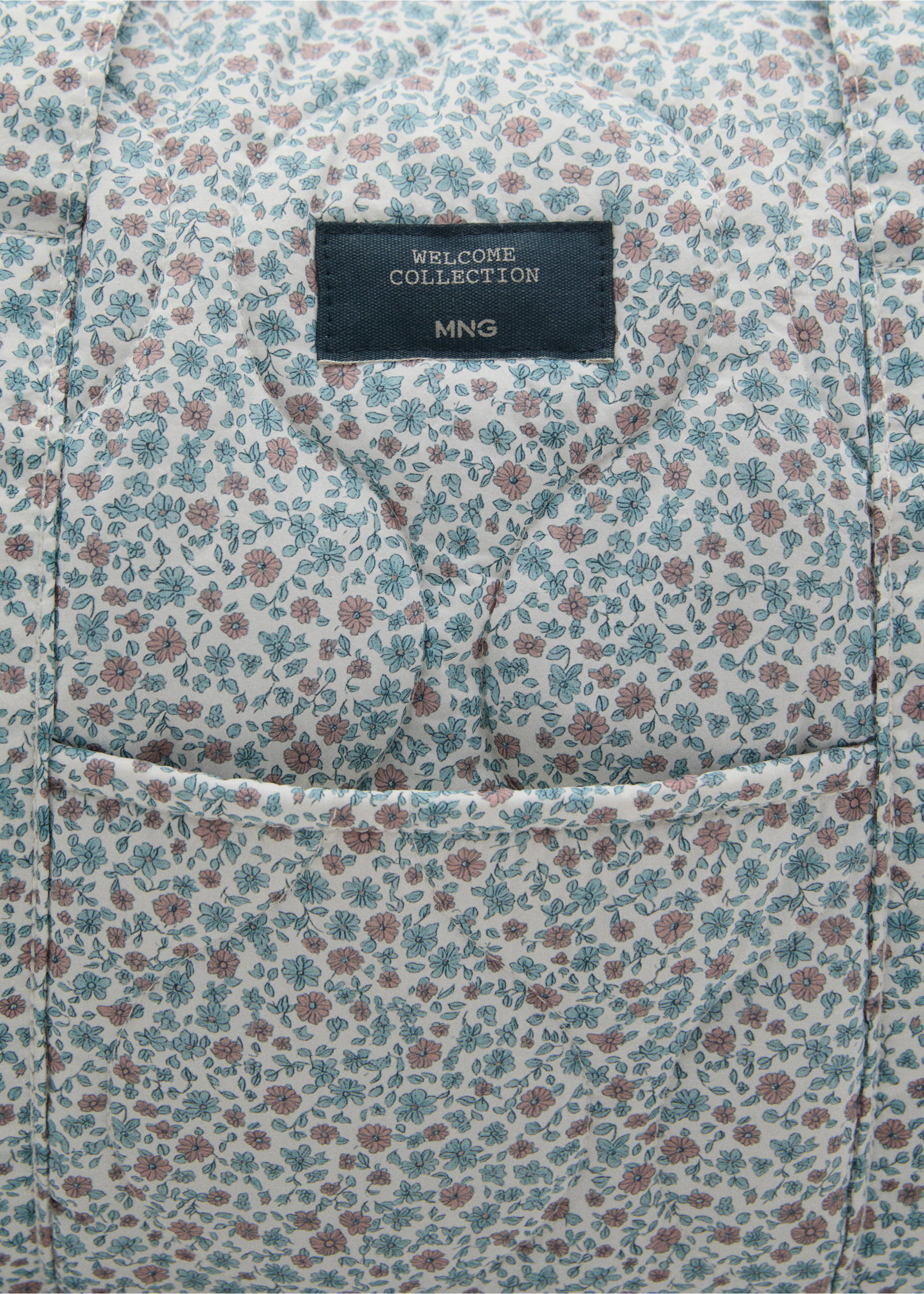 Blumentasche für die Babyausstattung - Detail des Artikels 2, Grün. Ref: 17083816-00.