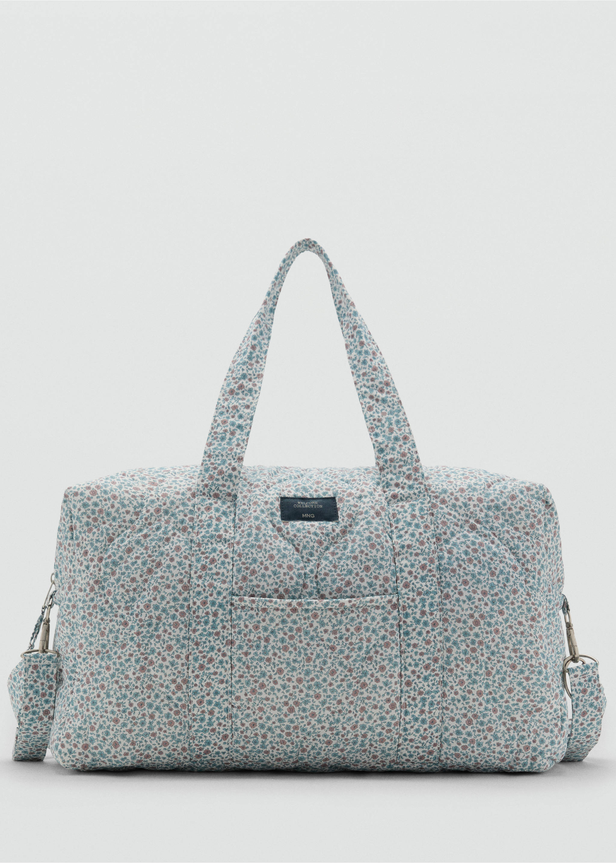 Maternity bag with flowers - Article without model, Green. Ref: 17083816-00.