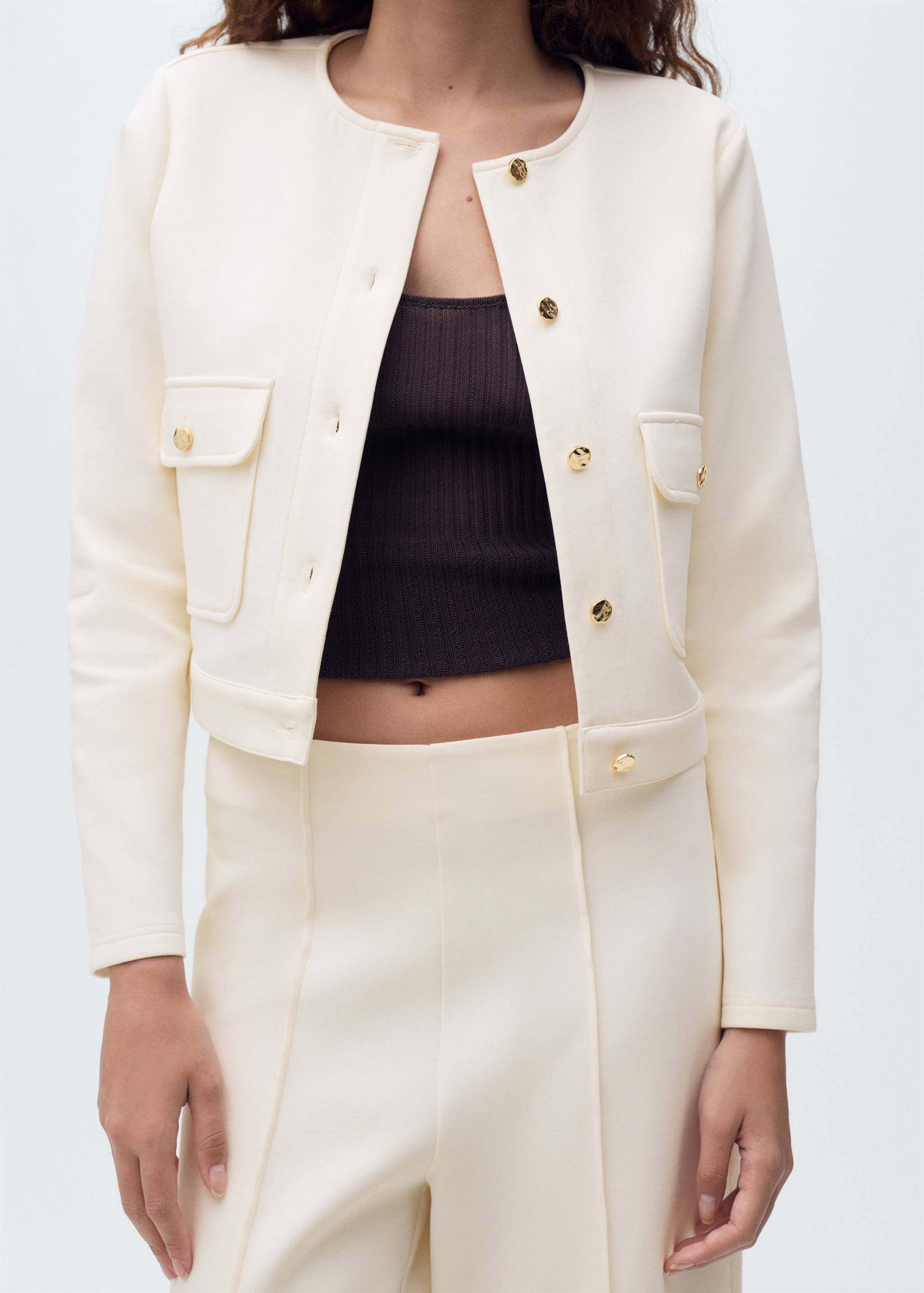 Pantalon crop coton - Détail de l'article 1