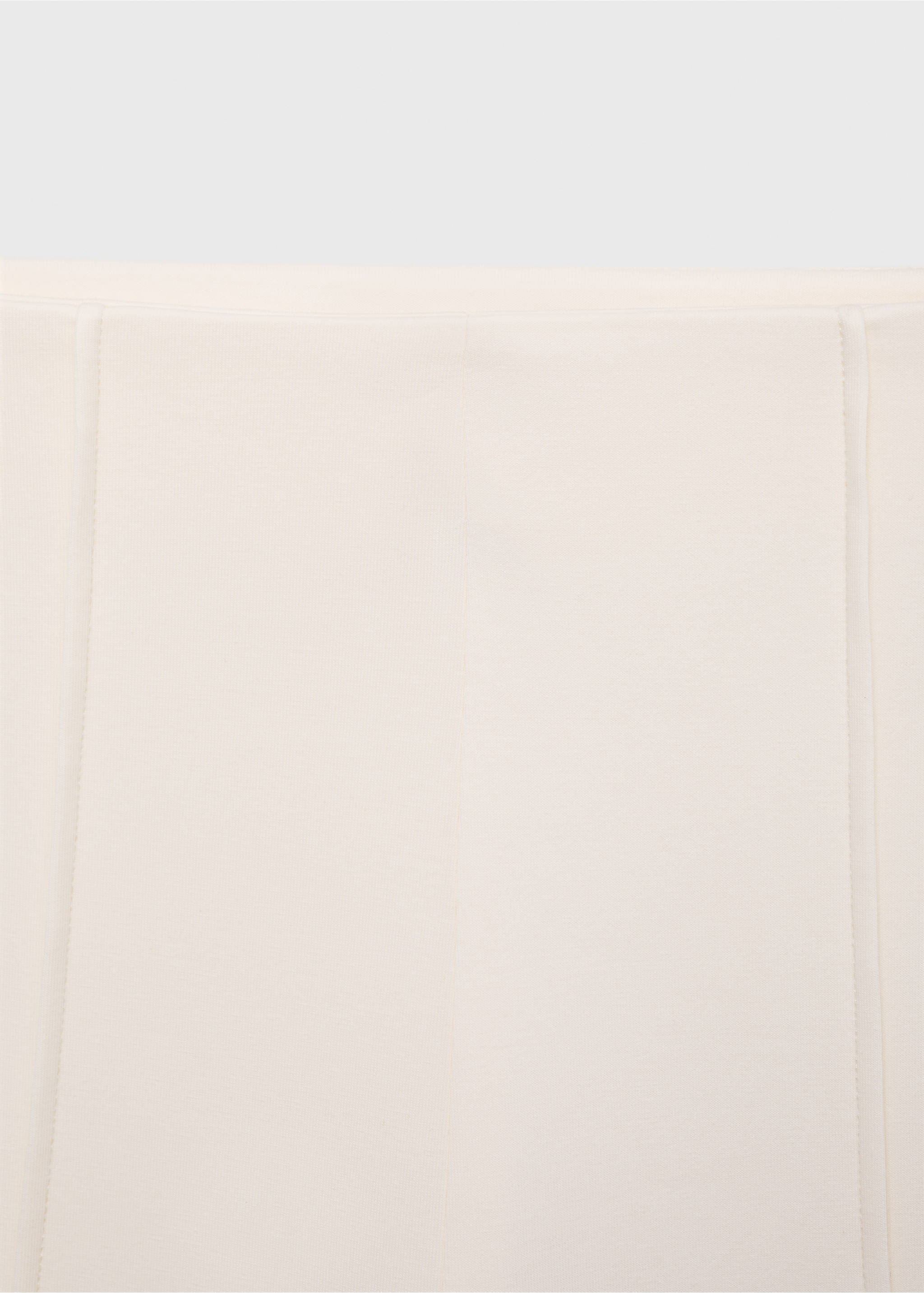 Pantalon crop coton - Détail de l'article 8, Écru. Ref: 17084074-00.