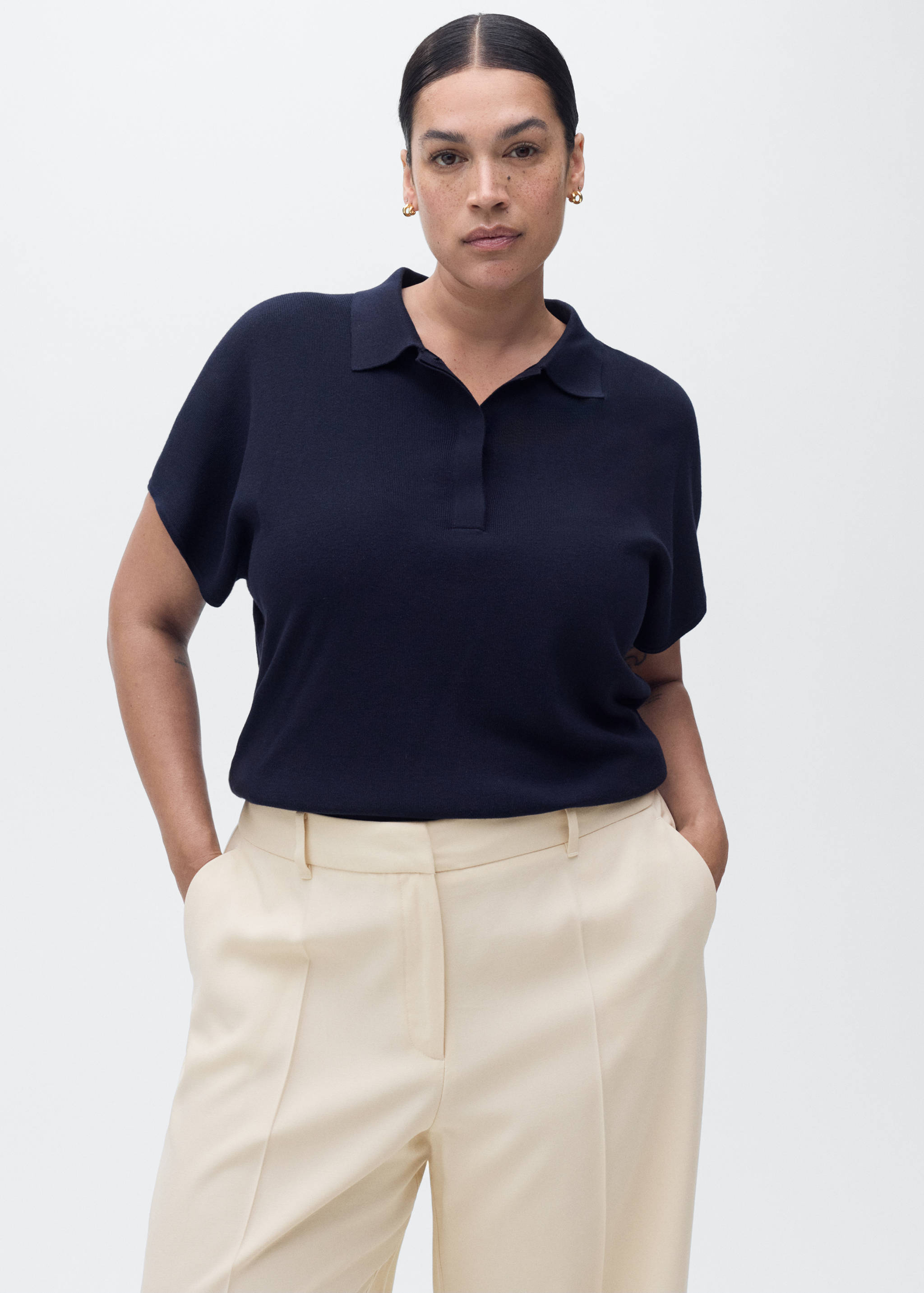 Gerade Hose mit mittlerem Bund - Detail des Artikels 5