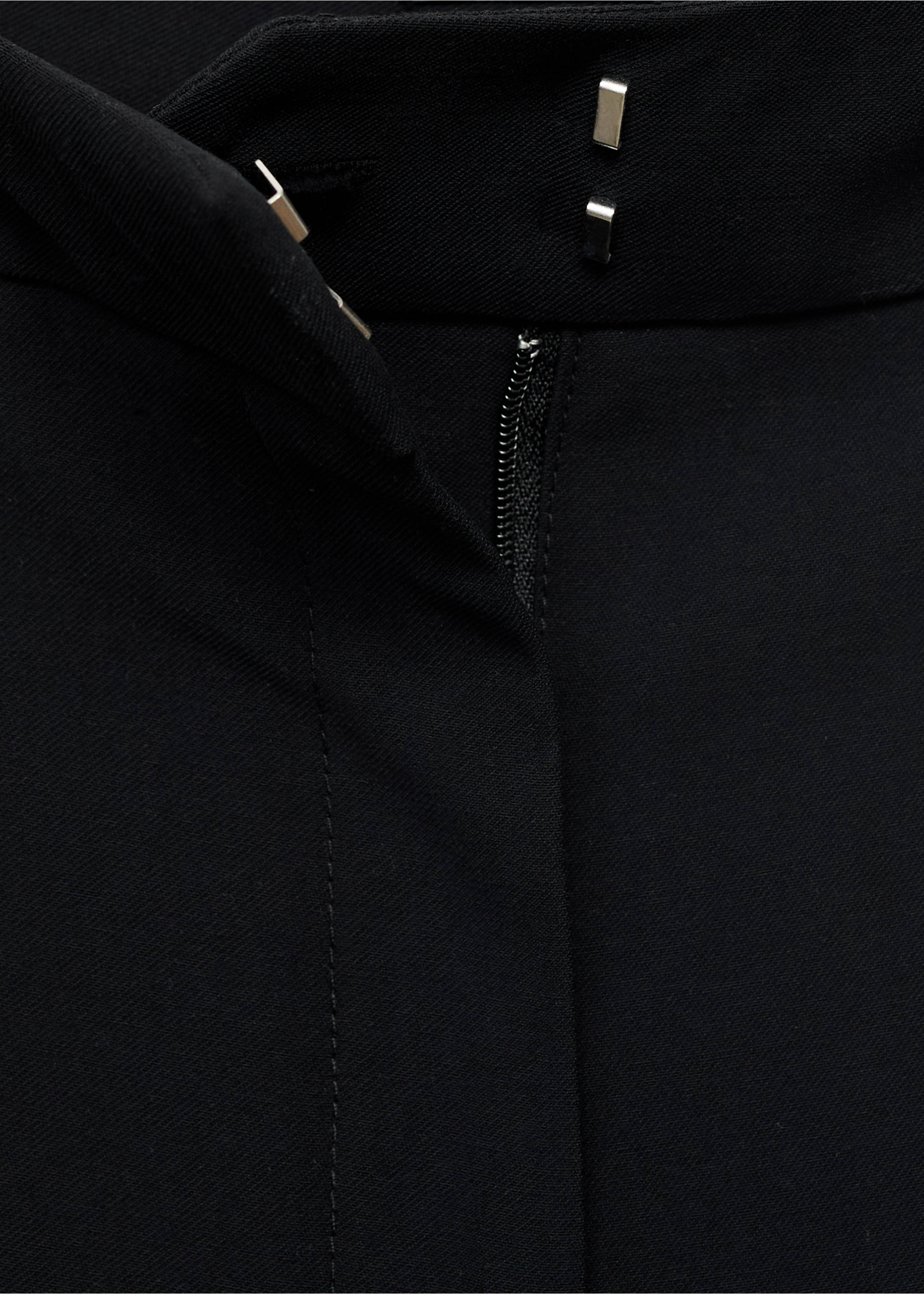 Pantalon droit taille normale - Détail de l'article 0, Noir. Ref: 17084078-00.