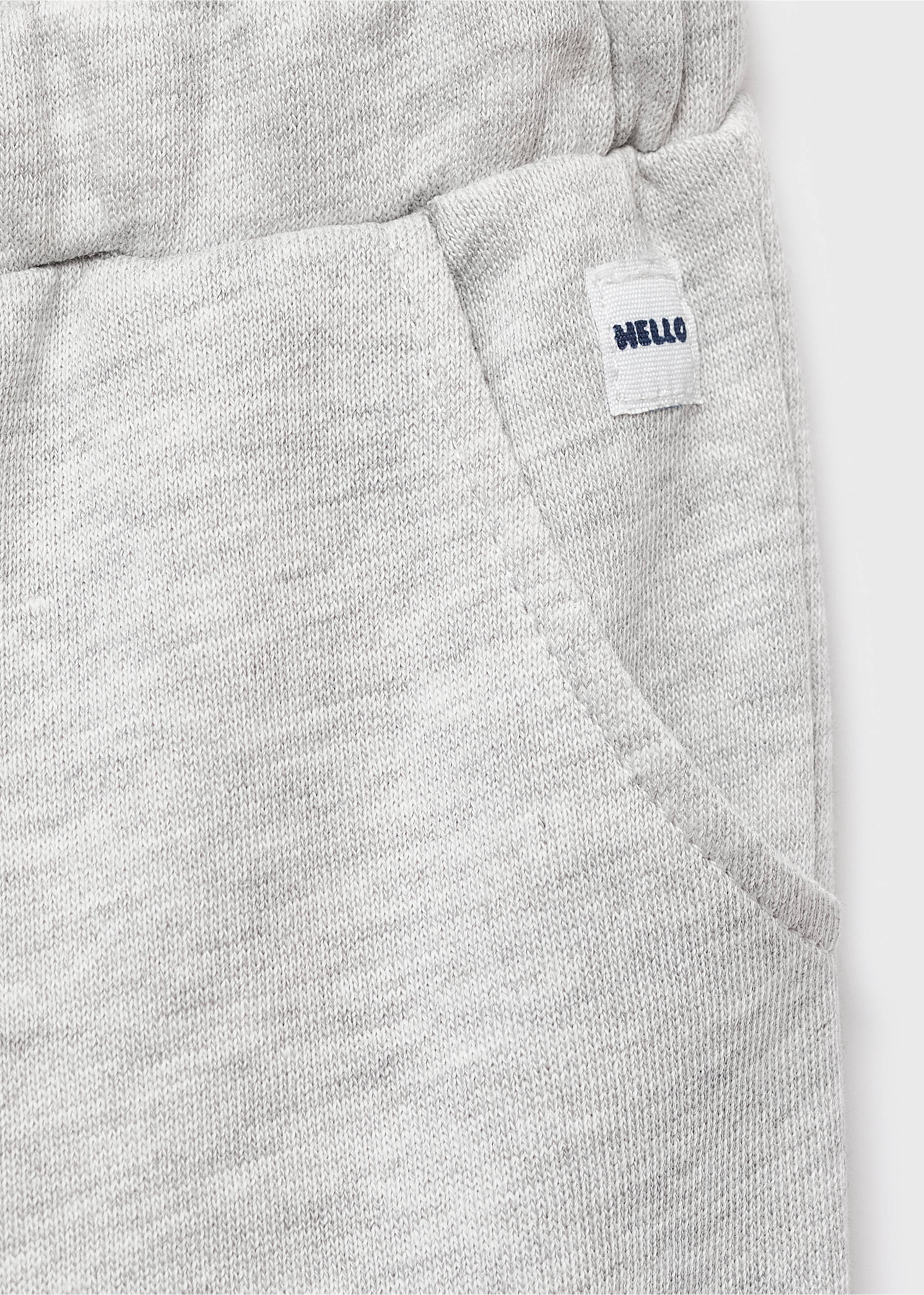 Joggers algodón cordón - Detalle del artículo 8, Gris claro vigoré. Ref: 17084079-00.