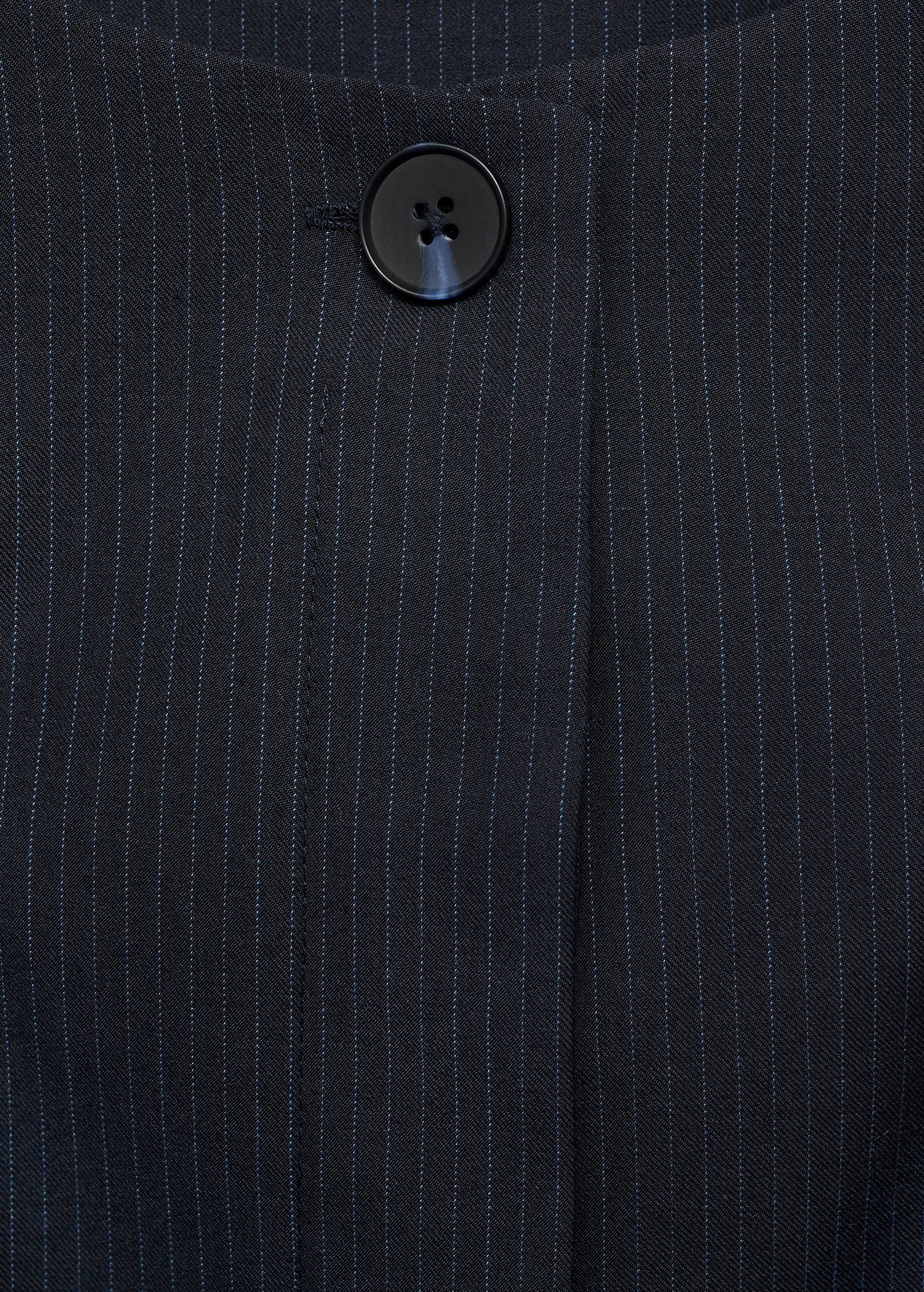 Pinstripe dress with hidden buttons - Details of the article 8