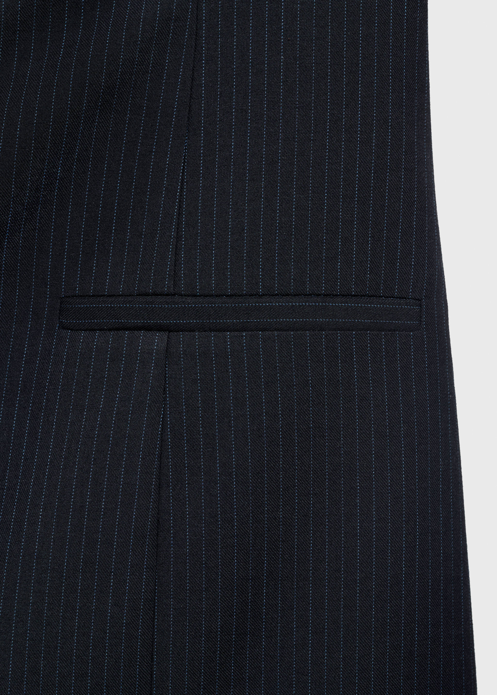 Pinstripe dress with hidden buttons - Details of the article 0