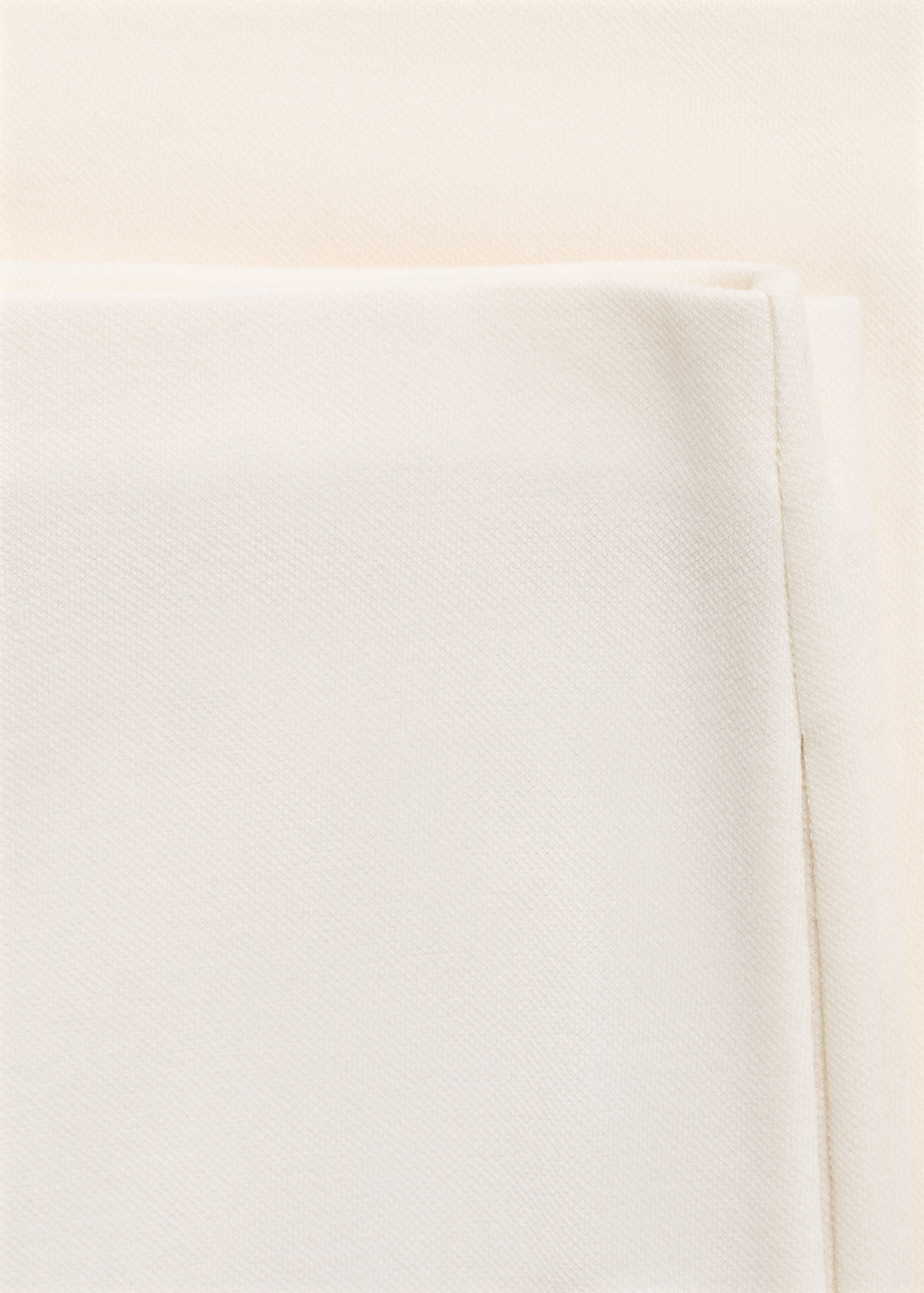 Straight-fit cotton trousers - Details of the article 0