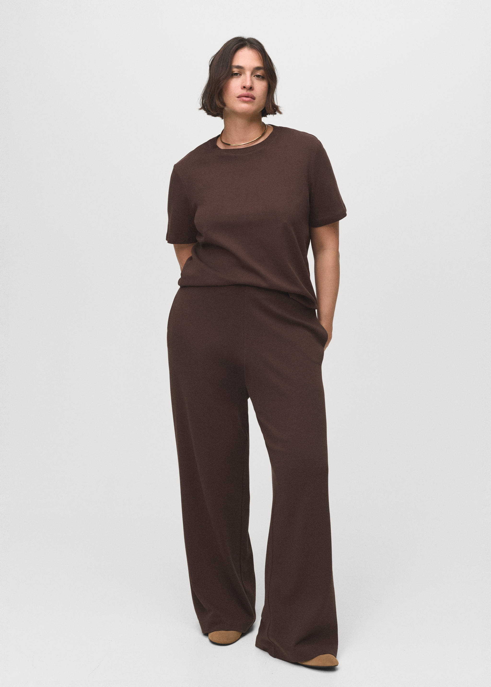 Straight-fit cotton trousers - Details of the article 3
