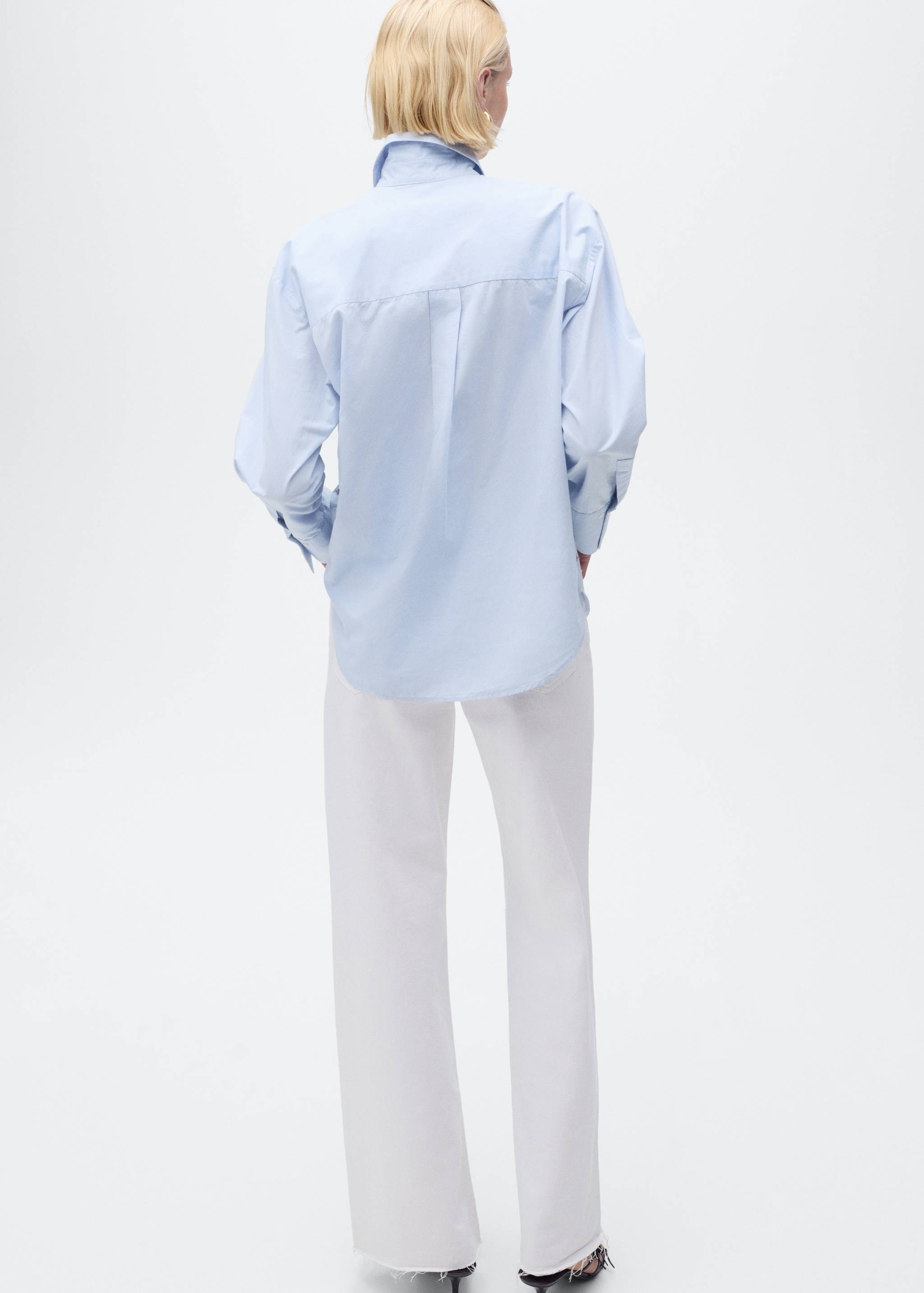 Cotton strass shirt - Reverse of the article