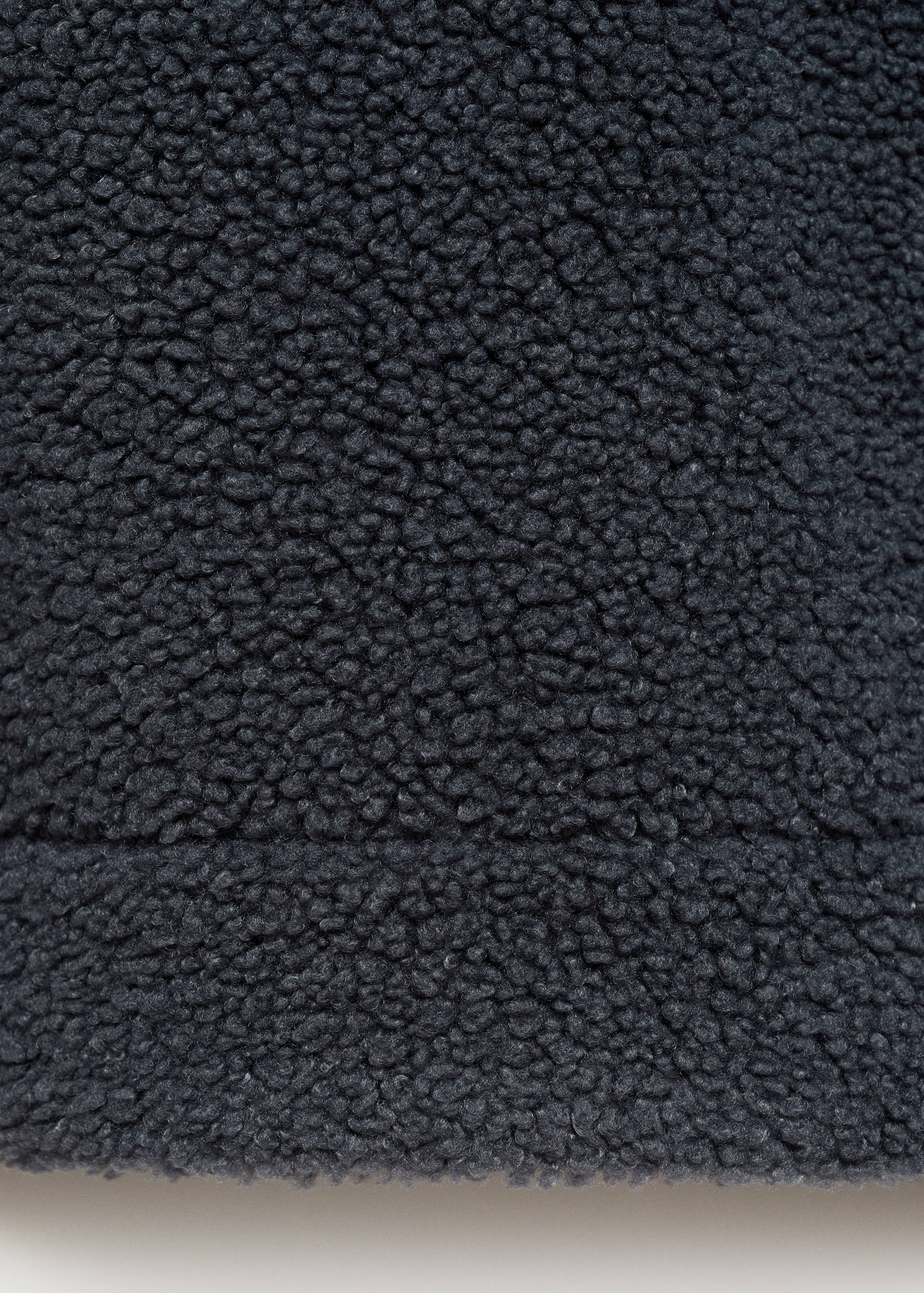 Sweat-shirt effet moutonné fermeture Éclair - Détail de l'article 0