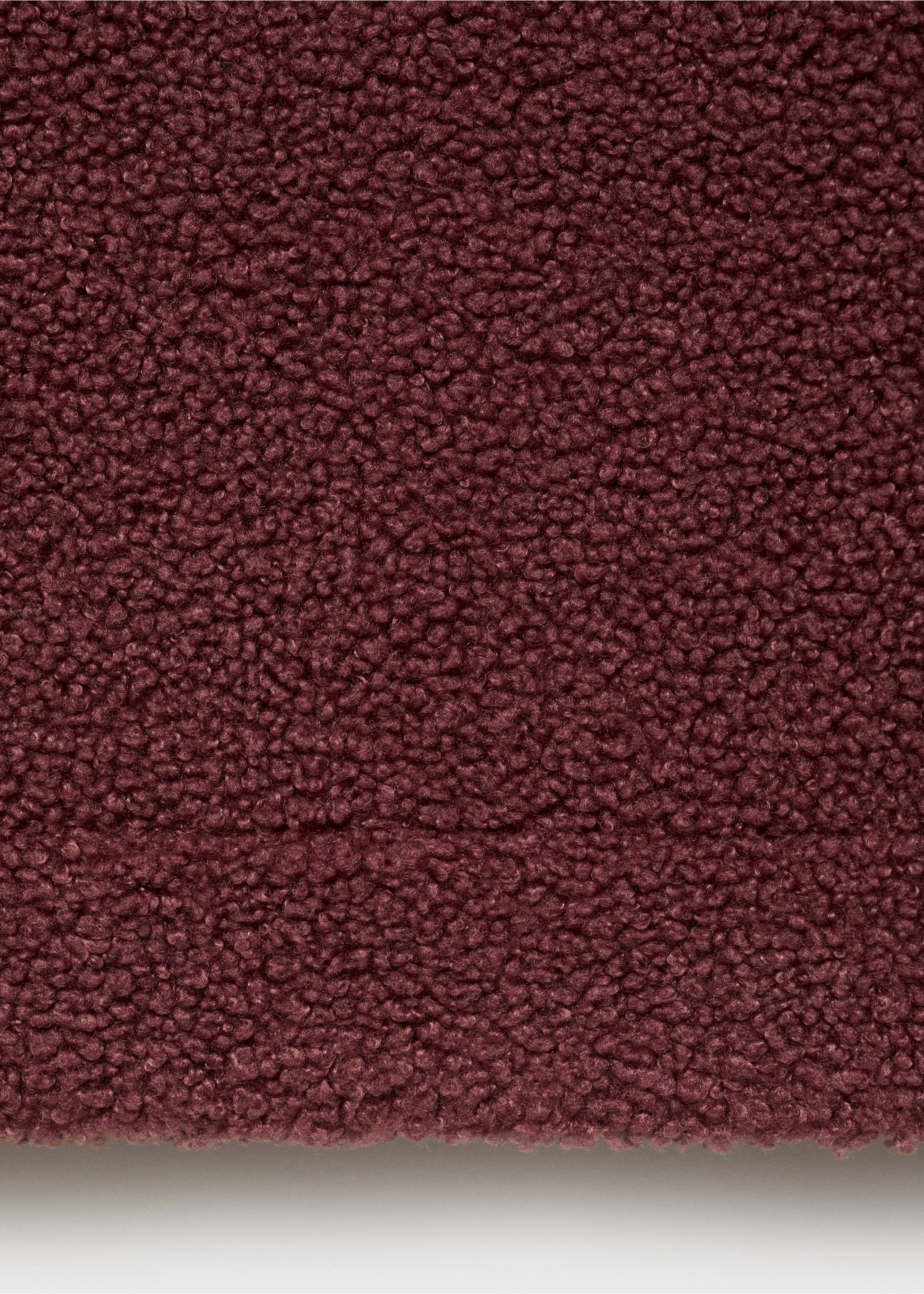 Fleece sweatshirt with zip - Details of the article 0, Russet. Ref: 17084104-00.