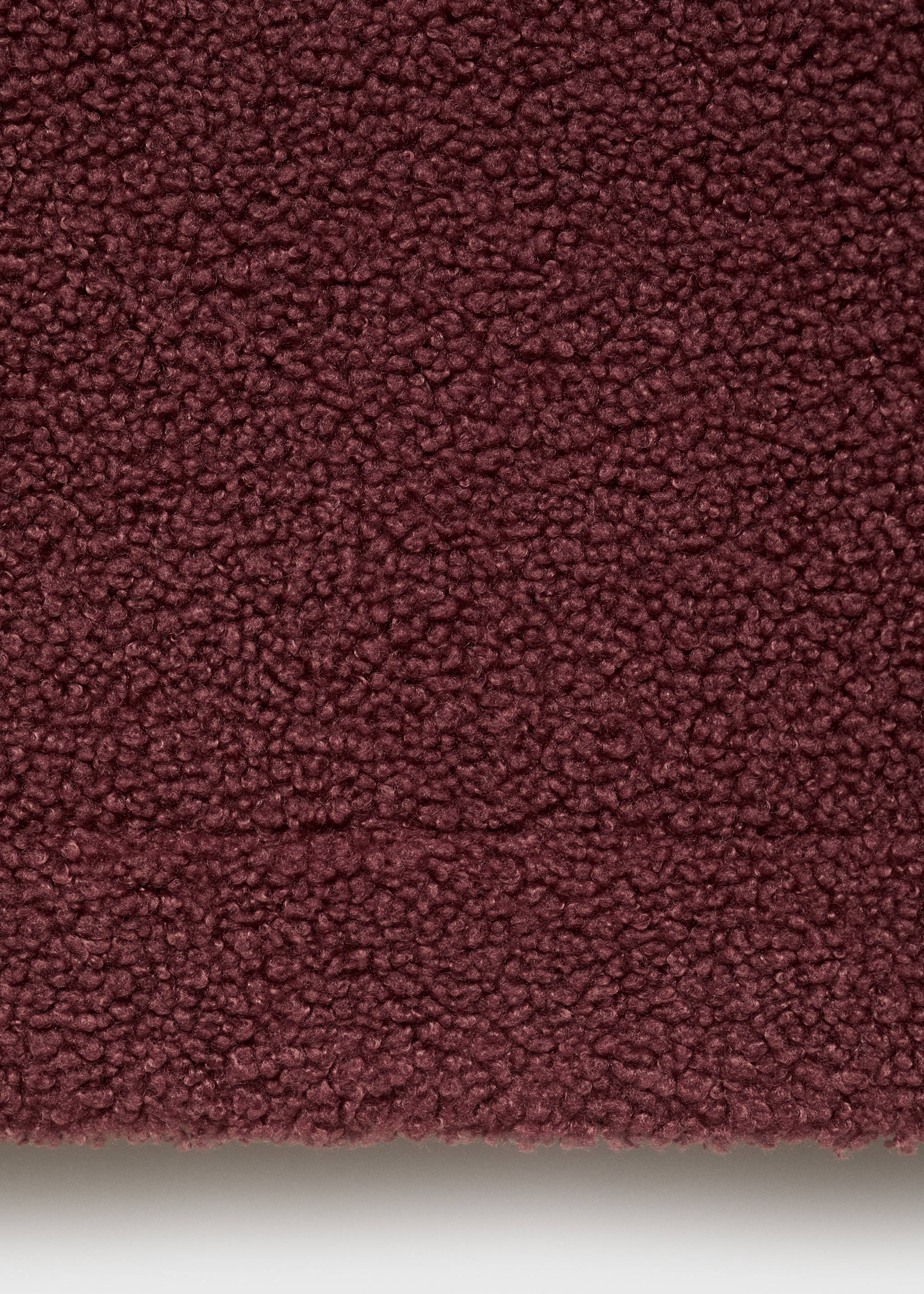 Sweat-shirt effet moutonné fermeture Éclair - Détail de l'article 0