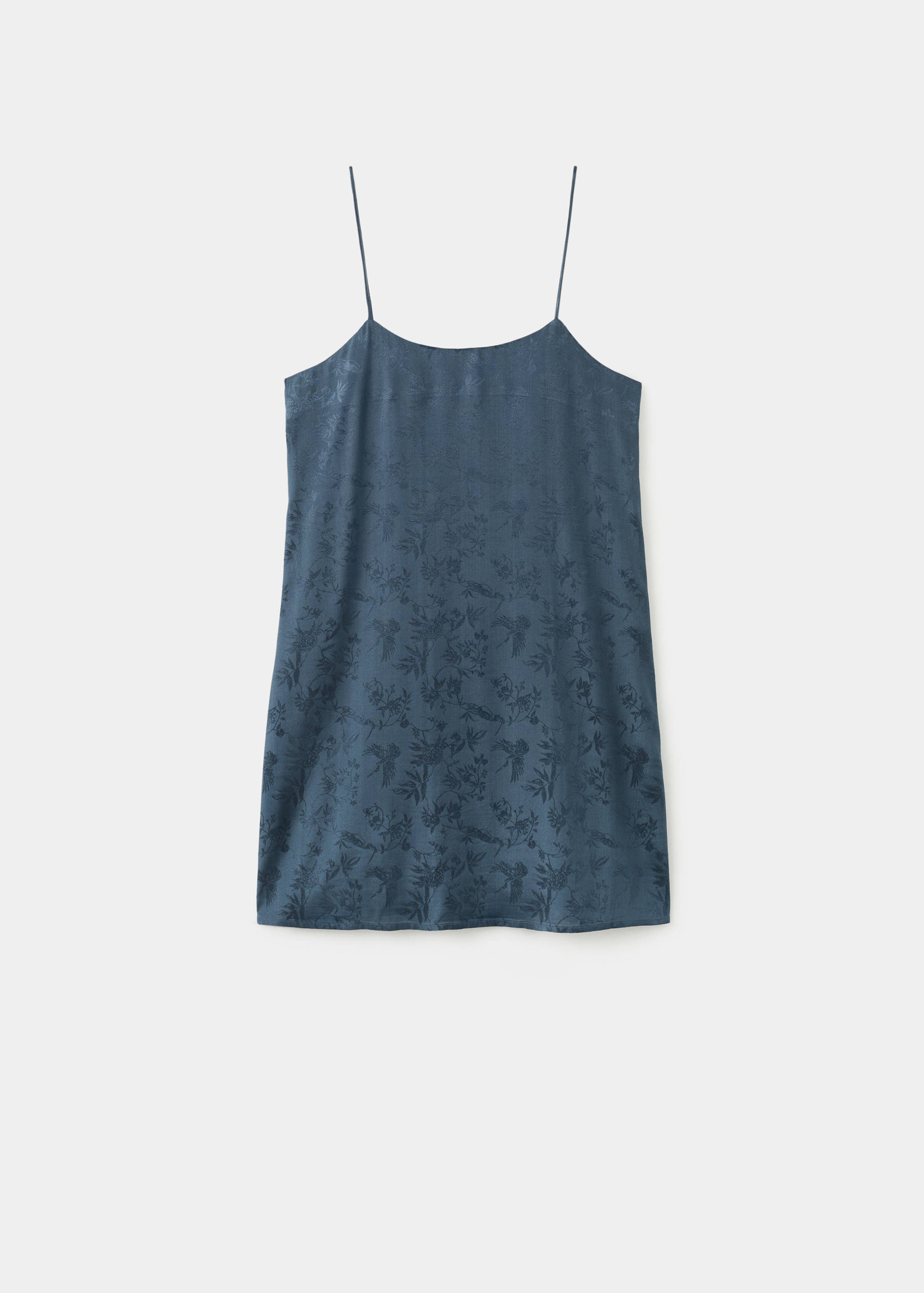 Chemise de nuit en satin jacquard - Article sans modèle