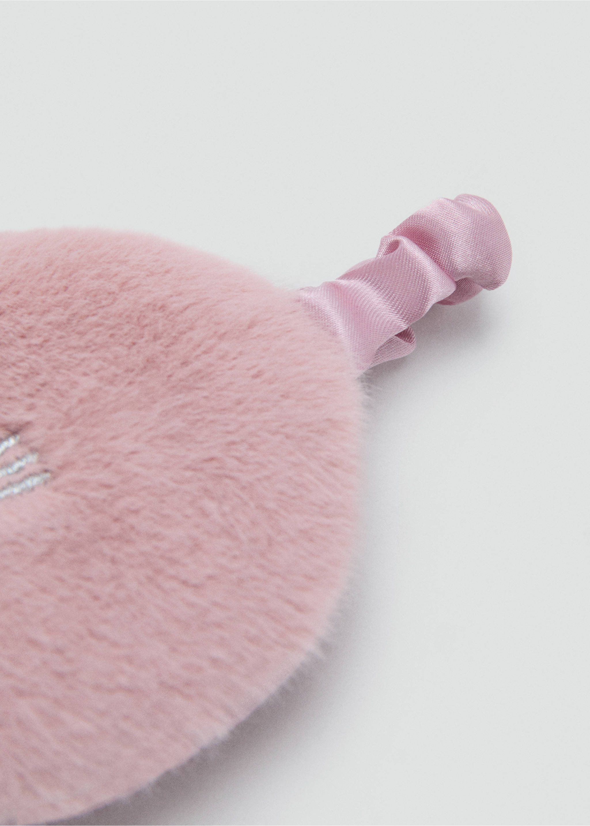 Masque animal en peluche - Détail de l'article 1, Rose pâle. Ref: 17084129-00.